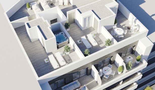 Daszek - Nowy budynek - Torrevieja - Centro