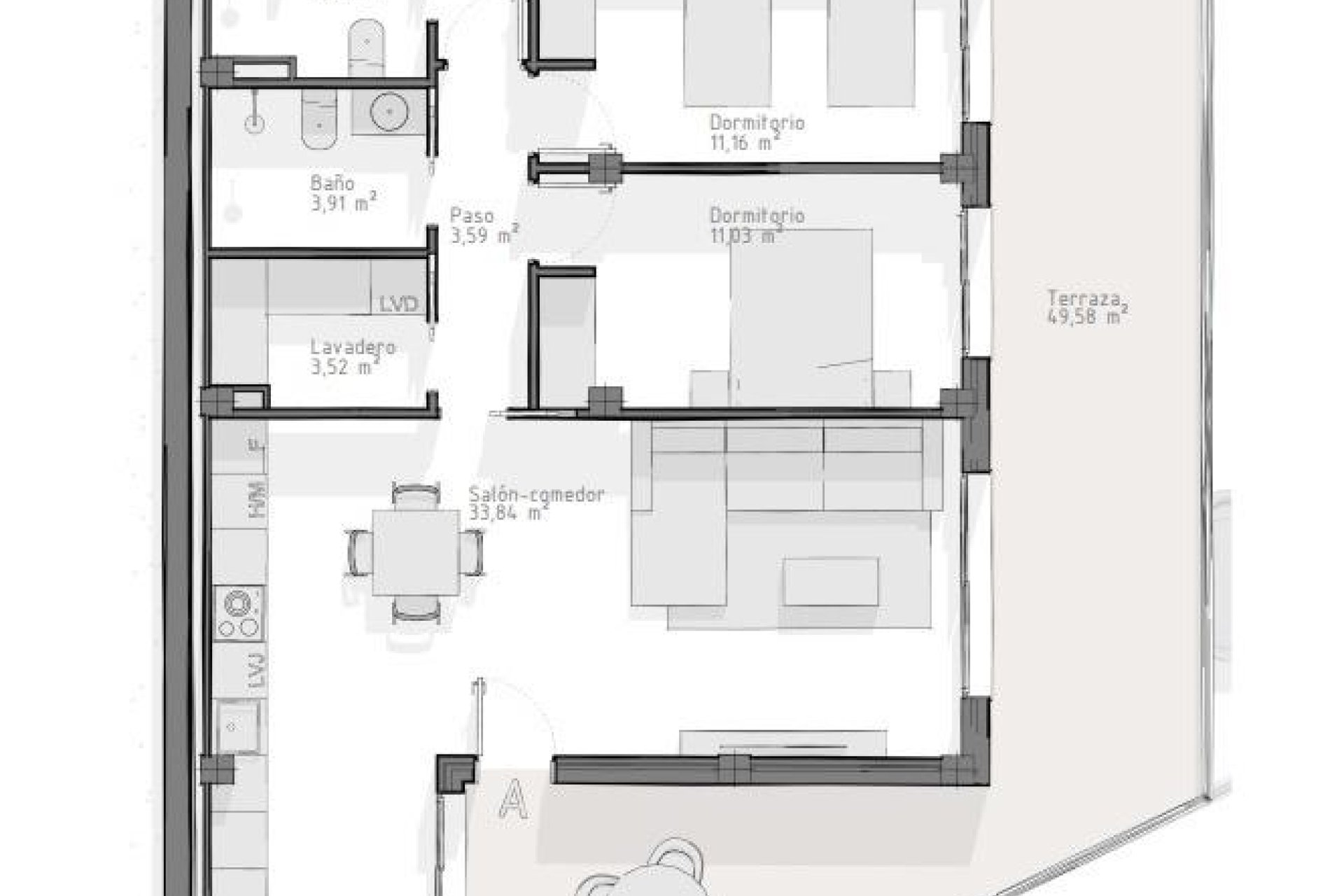 New Build - apartment -
Aguilas - Playa del Hornillo