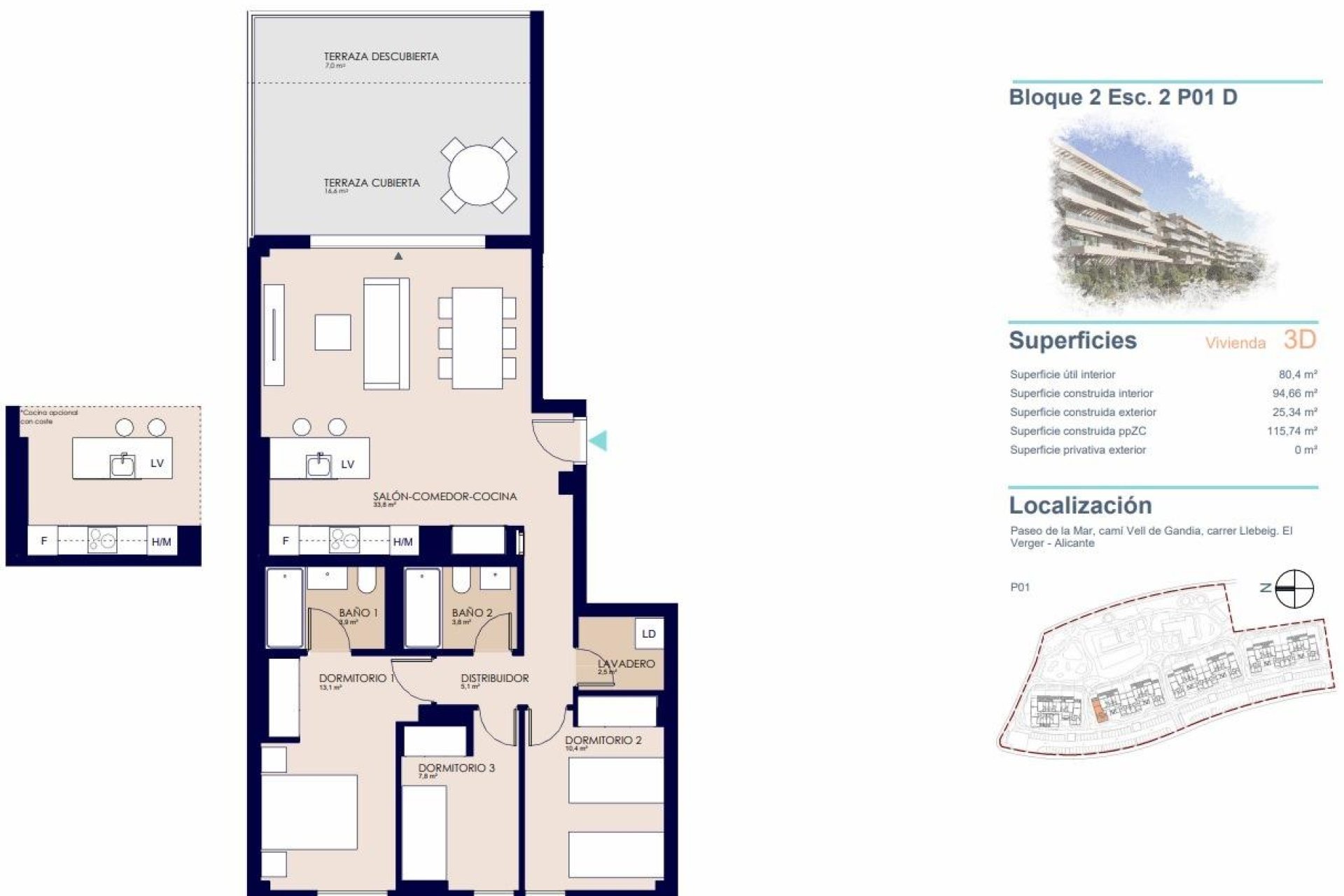 New Build - apartment -
Denia - Playa de La Almadraba