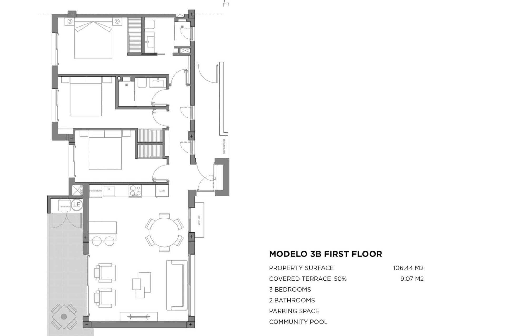 New Build - apartment -
Los Alcazares - Parque Diana
