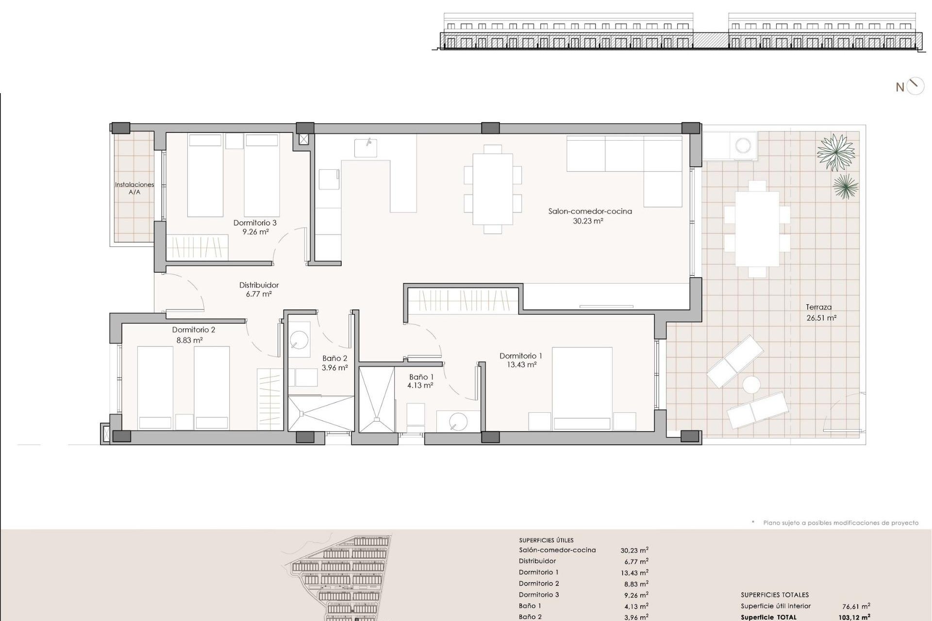 New Build - apartment -
Pulpi - Aguilón Golf