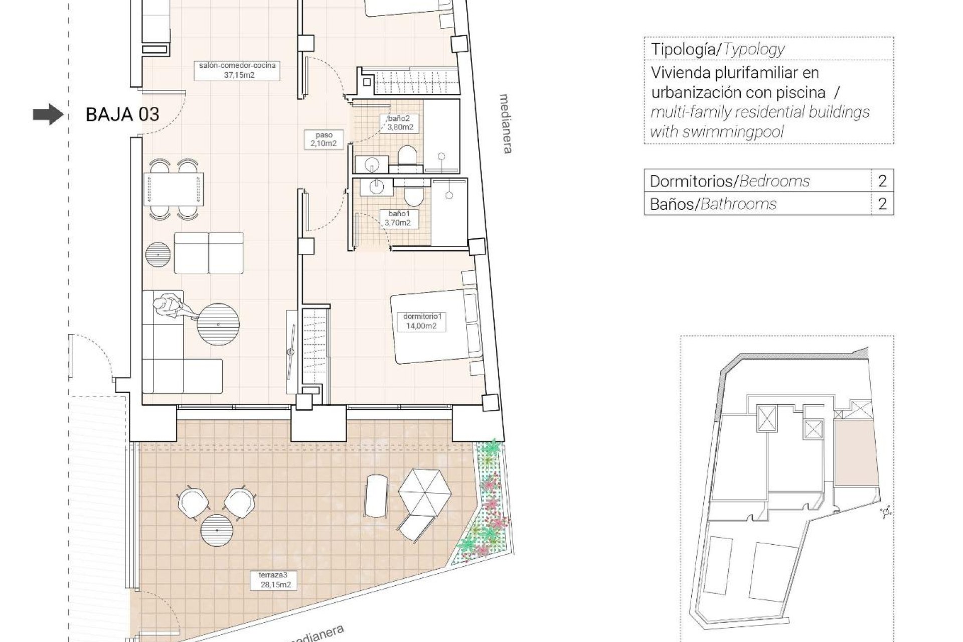 New Build - apartment -
