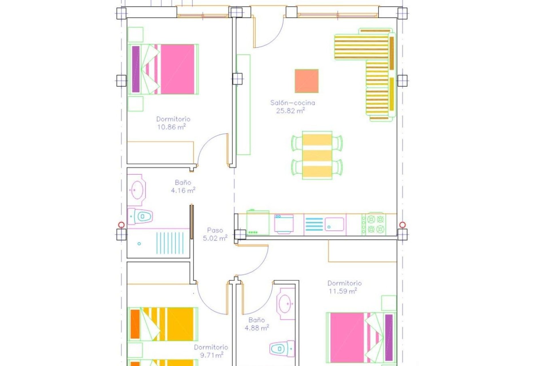 New Build - Bungalow -
San Javier - pueblo