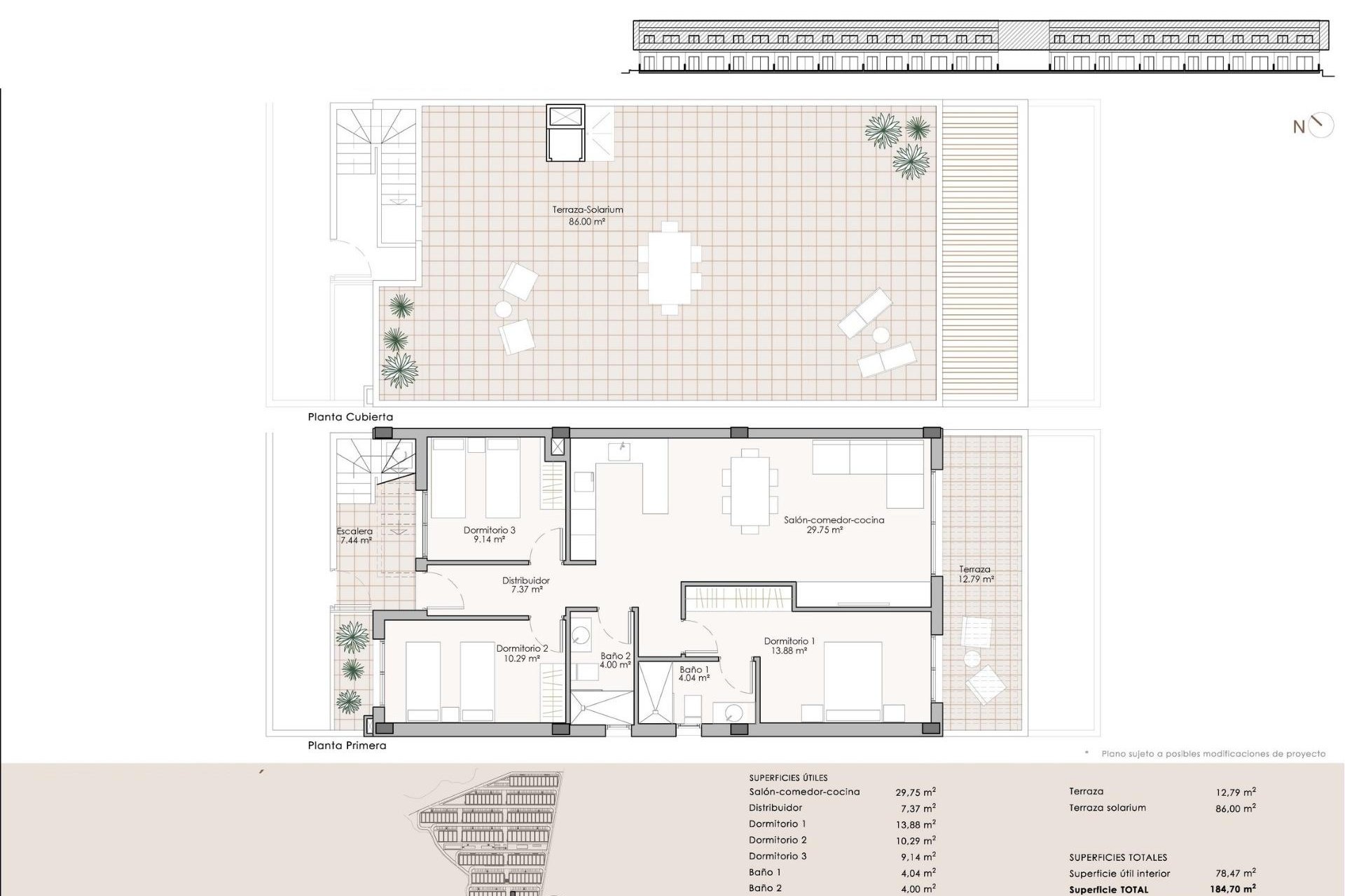 New Build - Penthouse -
Pulpi - Aguilón Golf