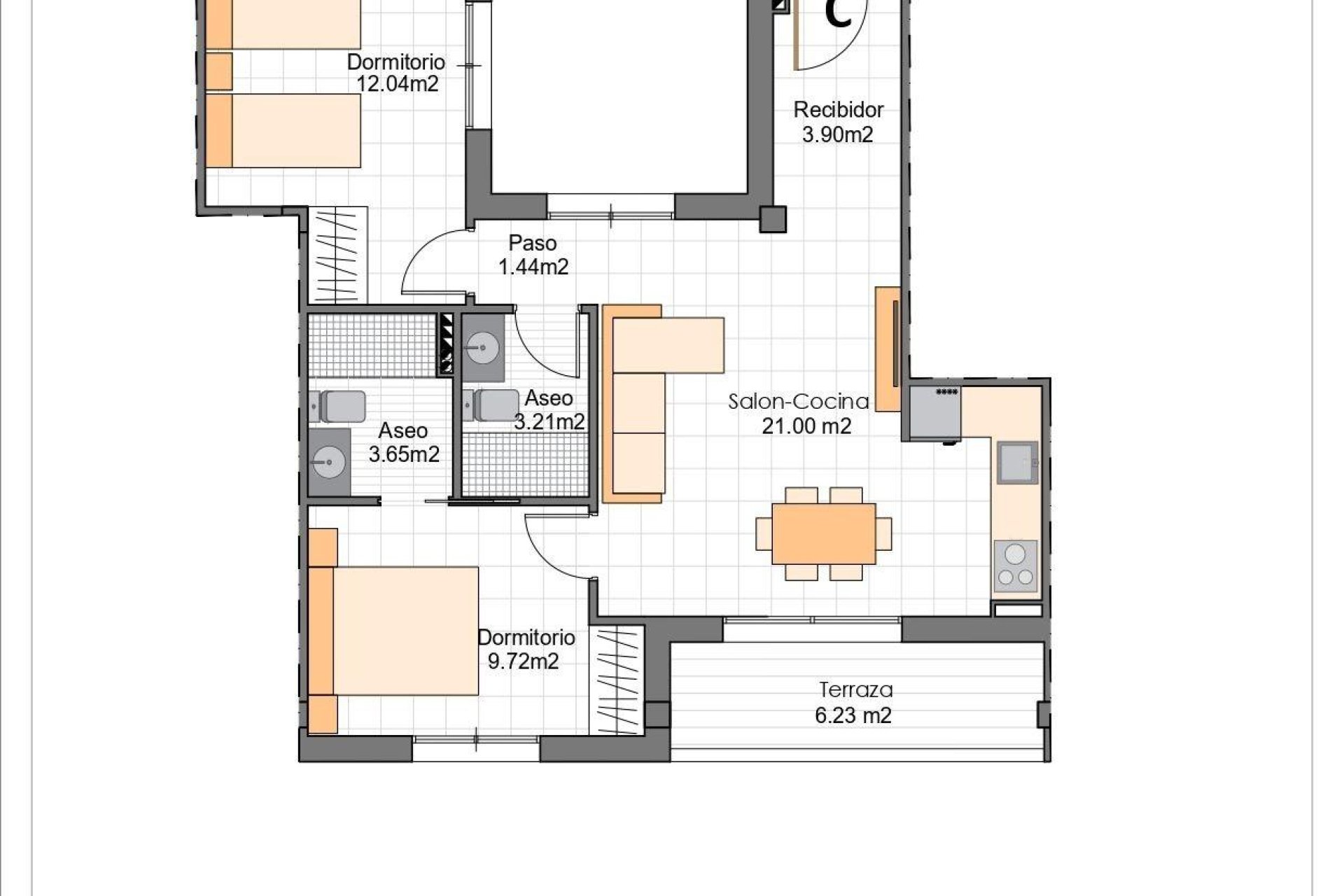 New Build - Penthouse -
San Pedro del Pinatar - Lo Pagan