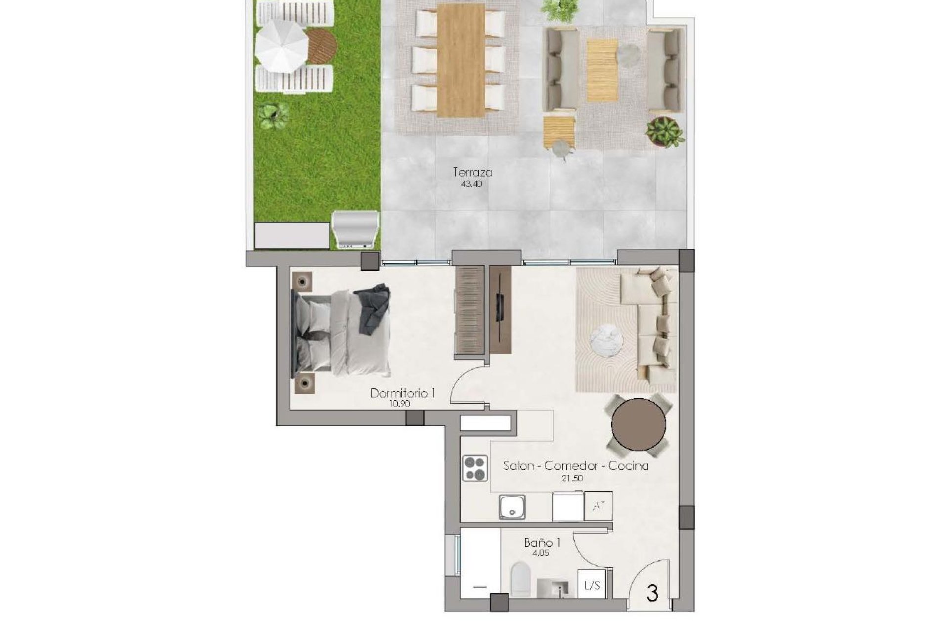 New Build - Penthouse -
Santa Pola - Estacion de autobuses