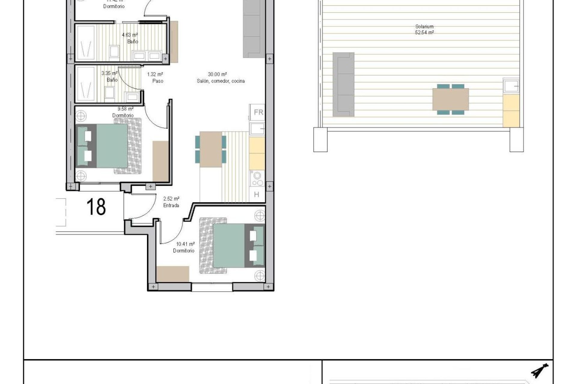 New Build - Penthouse -
Torre Pacheco - San Cayetano