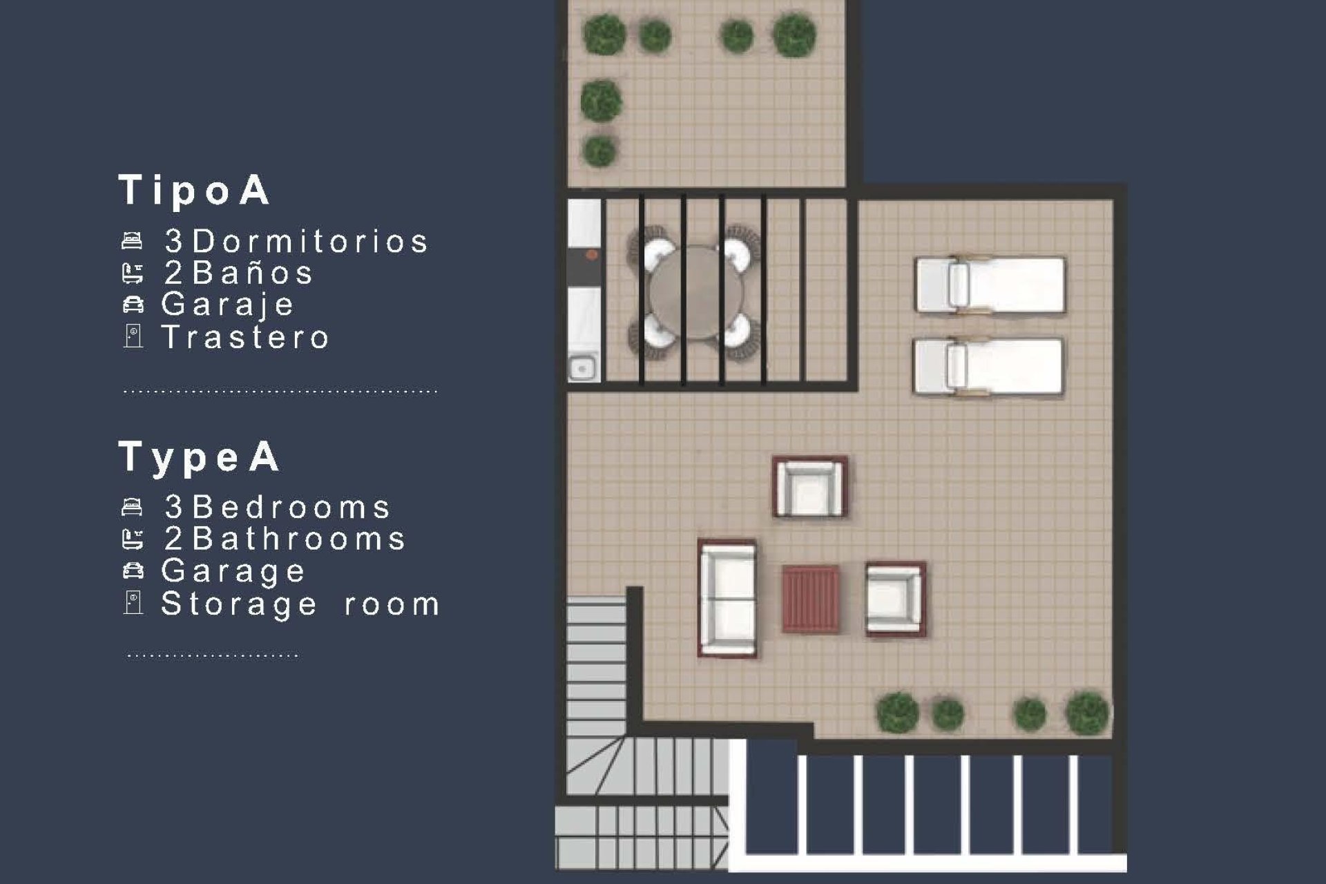 New Build - Top Floor Bungalow -
