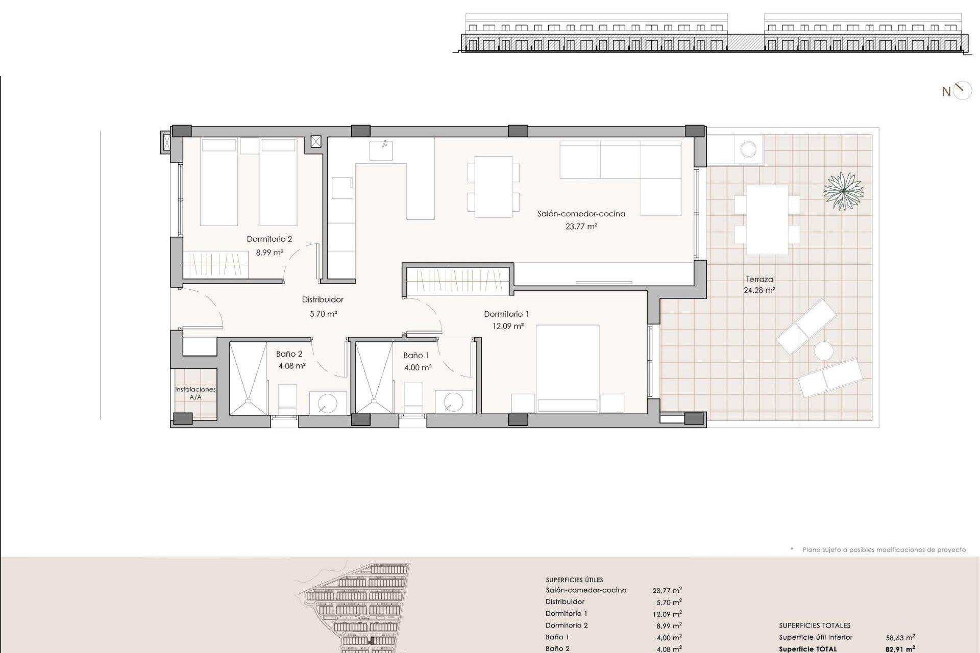 Nowy budynek - apartment -
Pulpi - Aguilón Golf