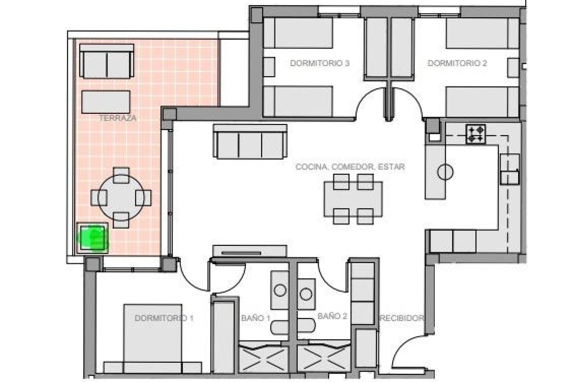 Nowy budynek - apartment -
