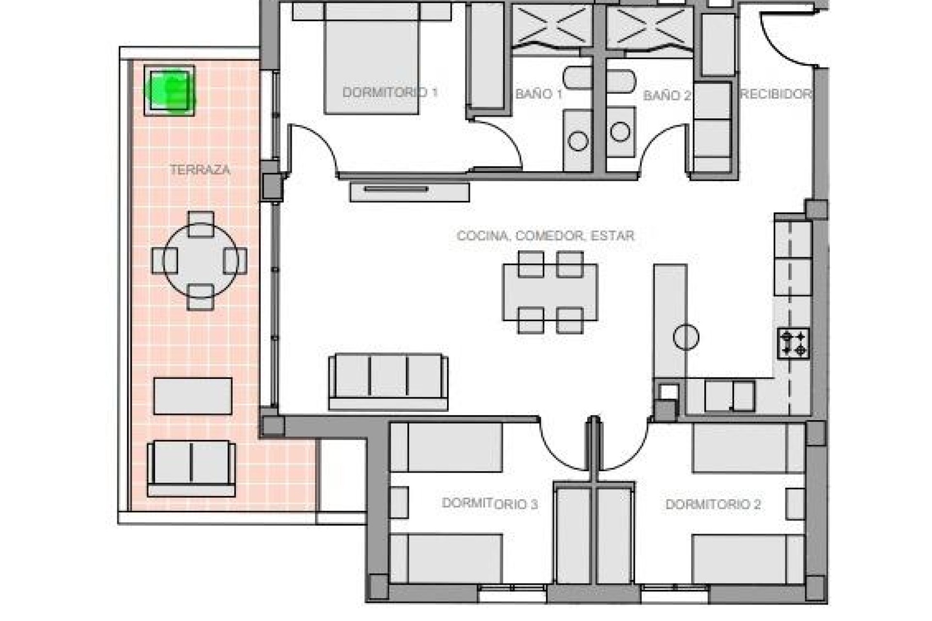 Nowy budynek - apartment -

