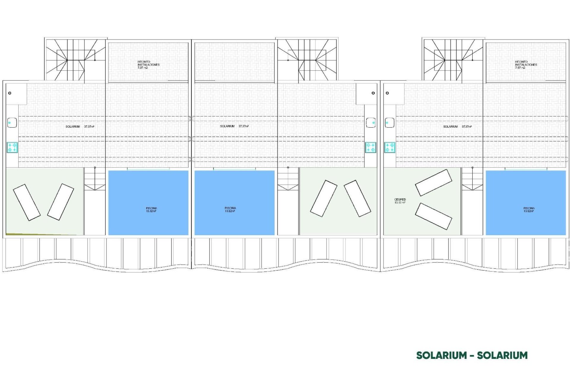Nowy budynek - Bungalow -
Pilar de la Horadada - parques de Andromeda