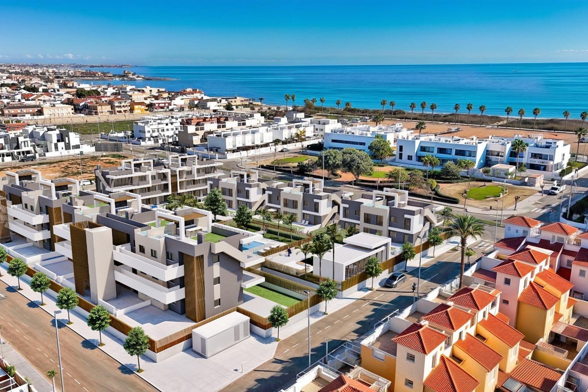 Nowy budynek - Bungalow -
Pilar de la Horadada - Playa de las Higuericas
