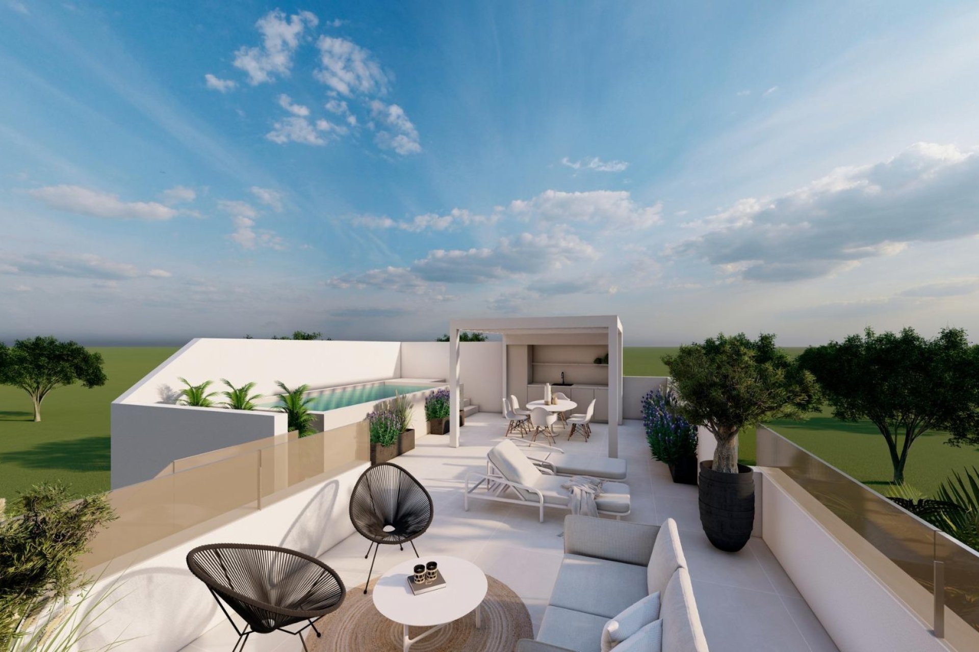 Nowy budynek - Bungalow -
Pilar de la Horadada - pueblo