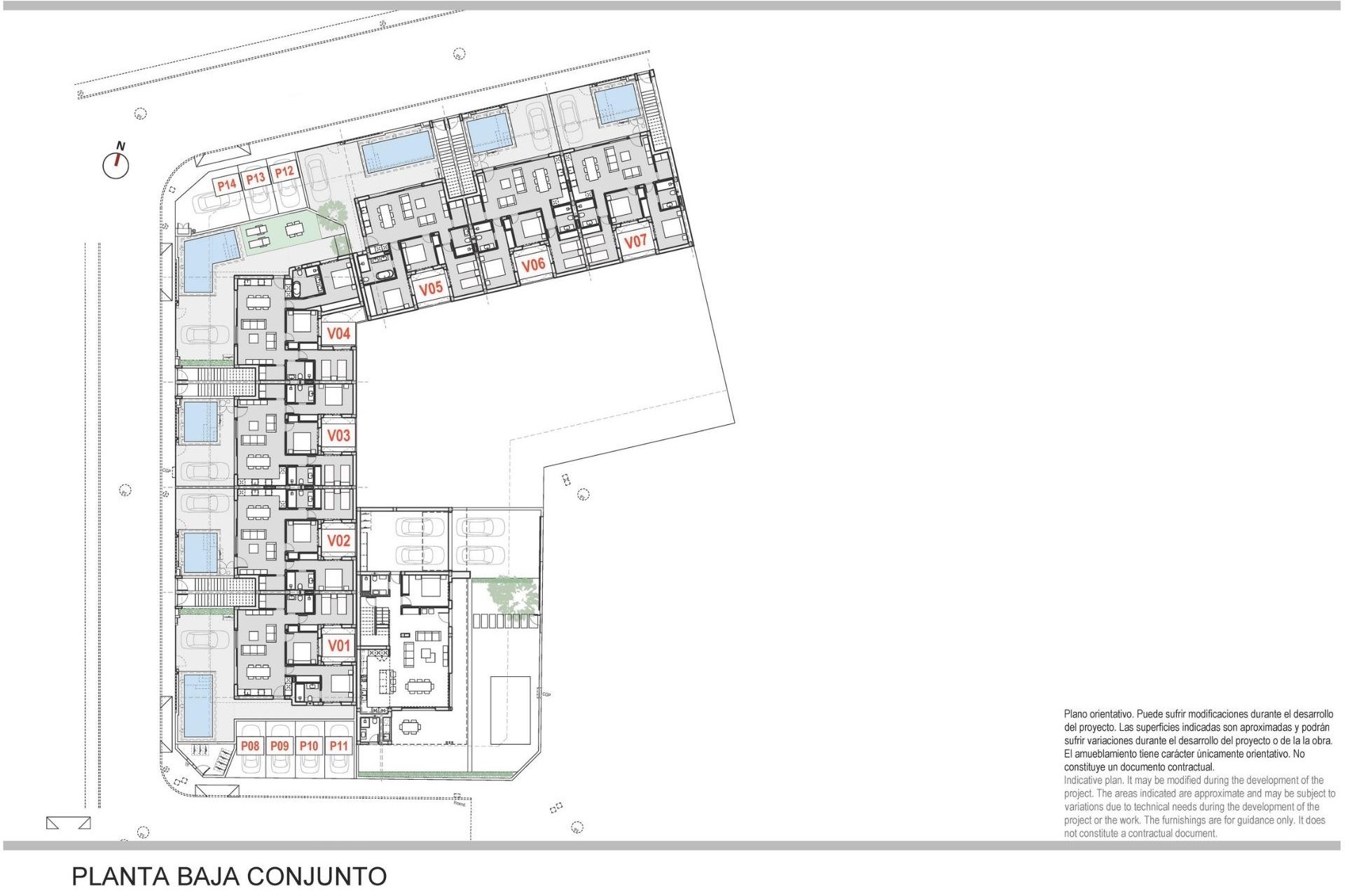 Nowy budynek - Bungalow -
Pilar de la Horadada - pueblo