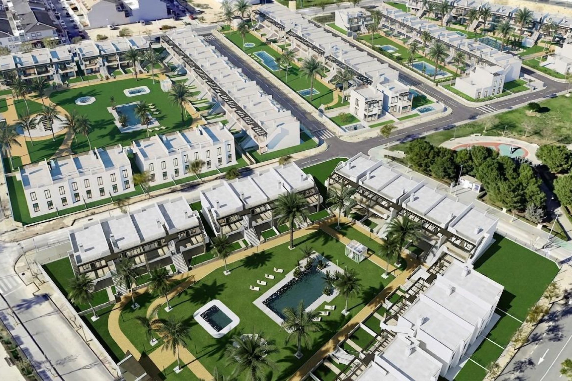 Nowy budynek - Bungalow -
Pilar de la Horadada - pueblo