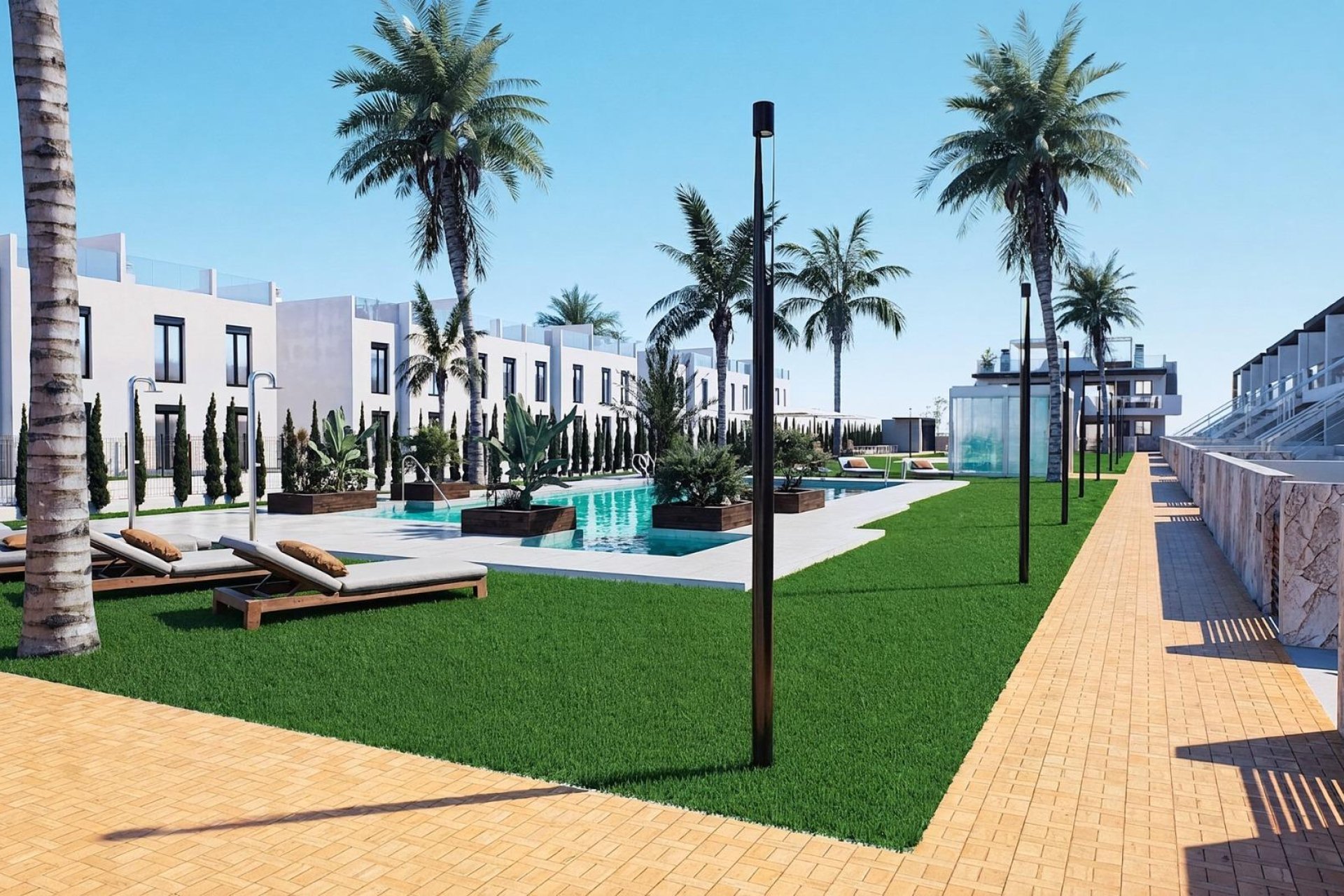 Nowy budynek - Bungalow -
Pilar de la Horadada - pueblo