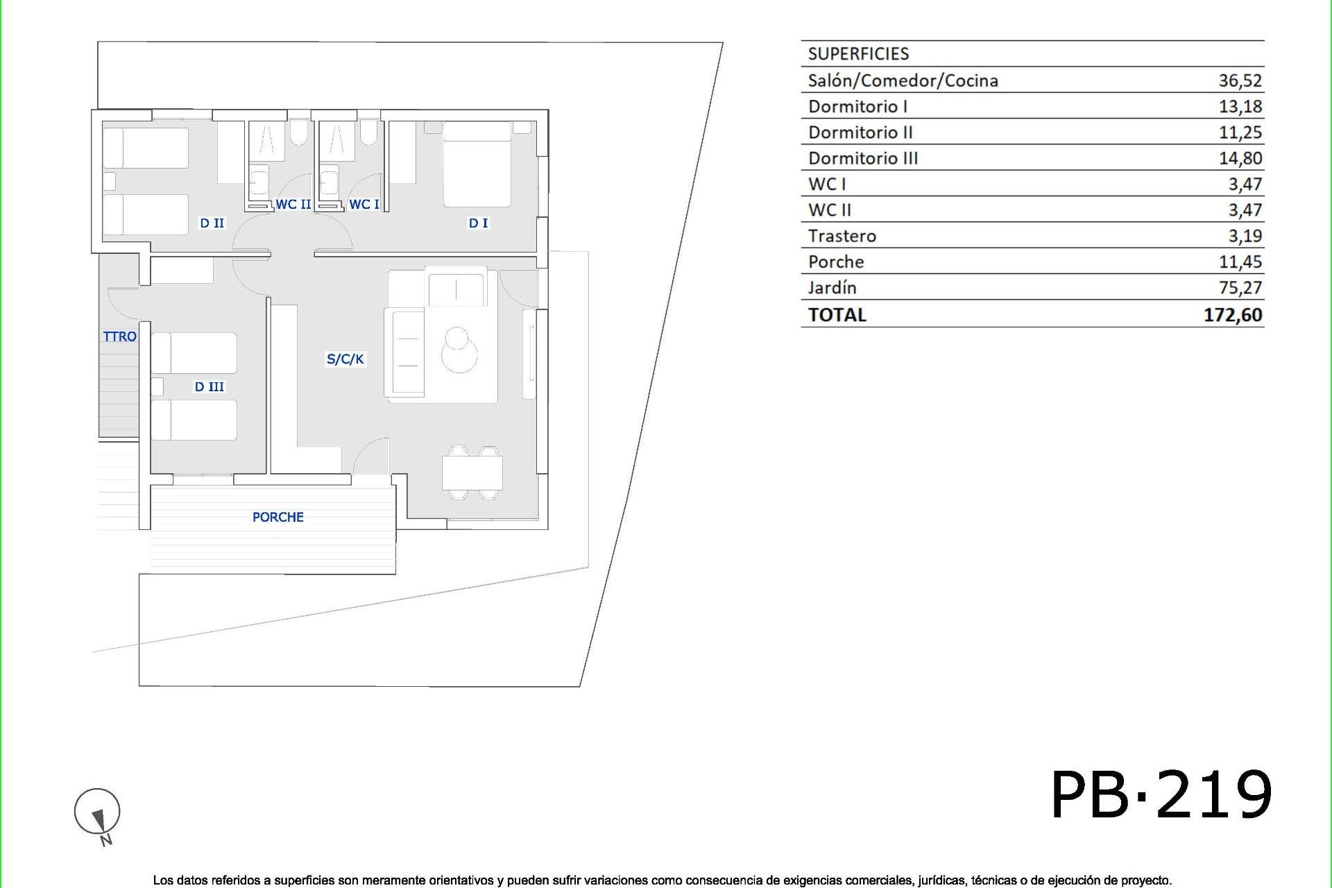 Nowy budynek - Bungalow -
San Miguel de Salinas - Pueblo
