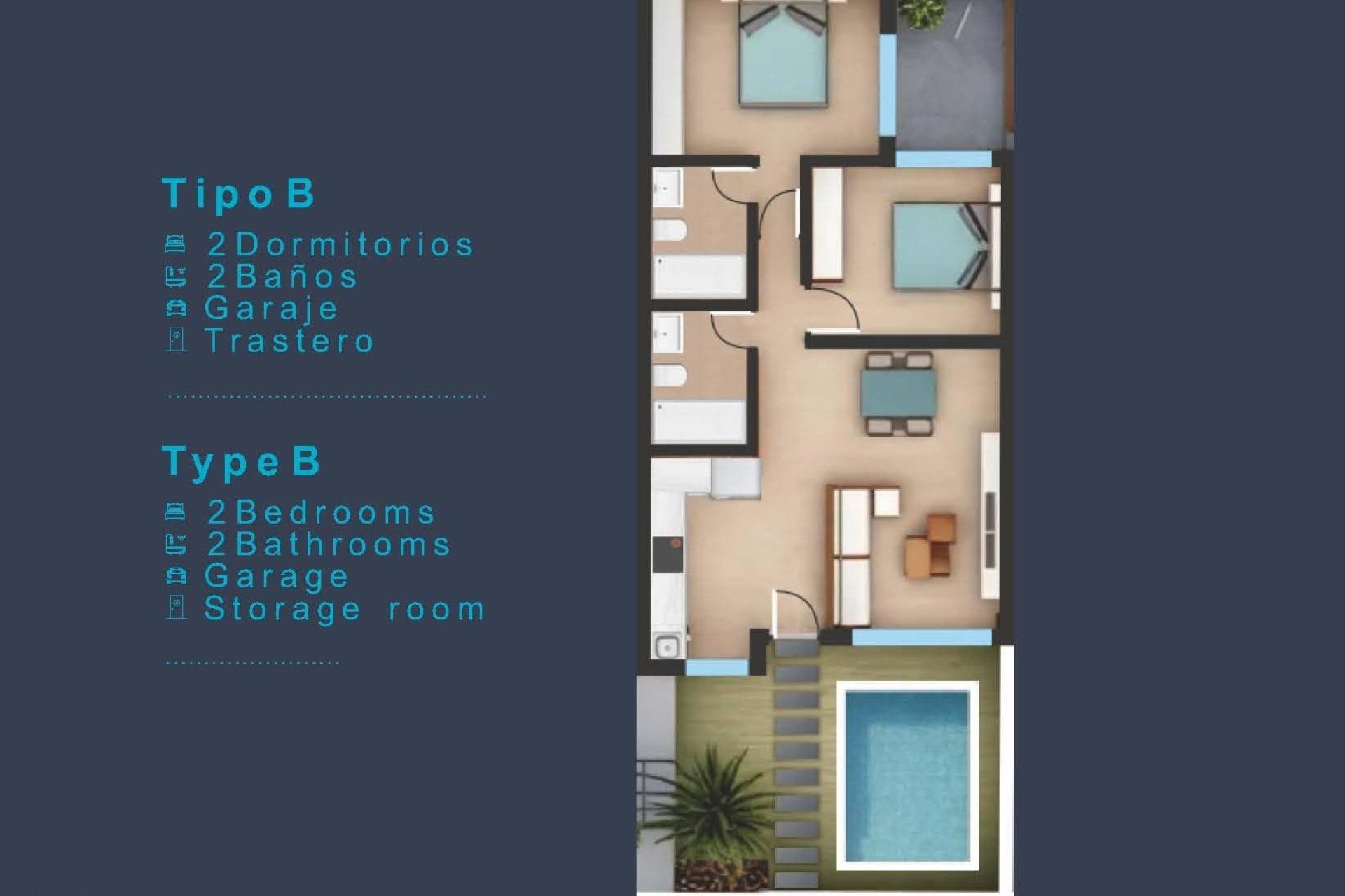 Nowy budynek - Bungalow -
San Pedro del Pinatar - Los Pinos