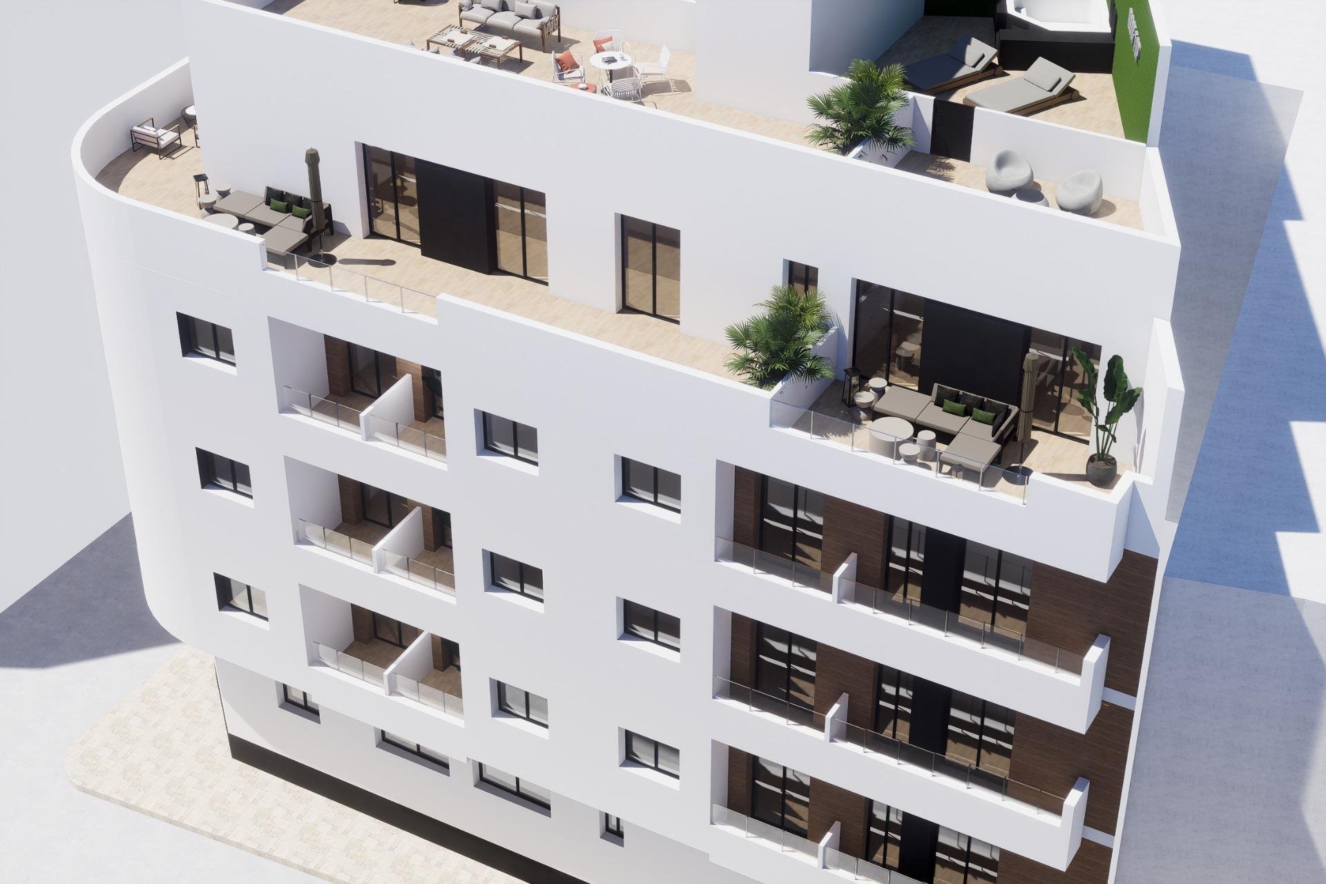 Nowy budynek - Daszek -
Torrevieja - pueblo