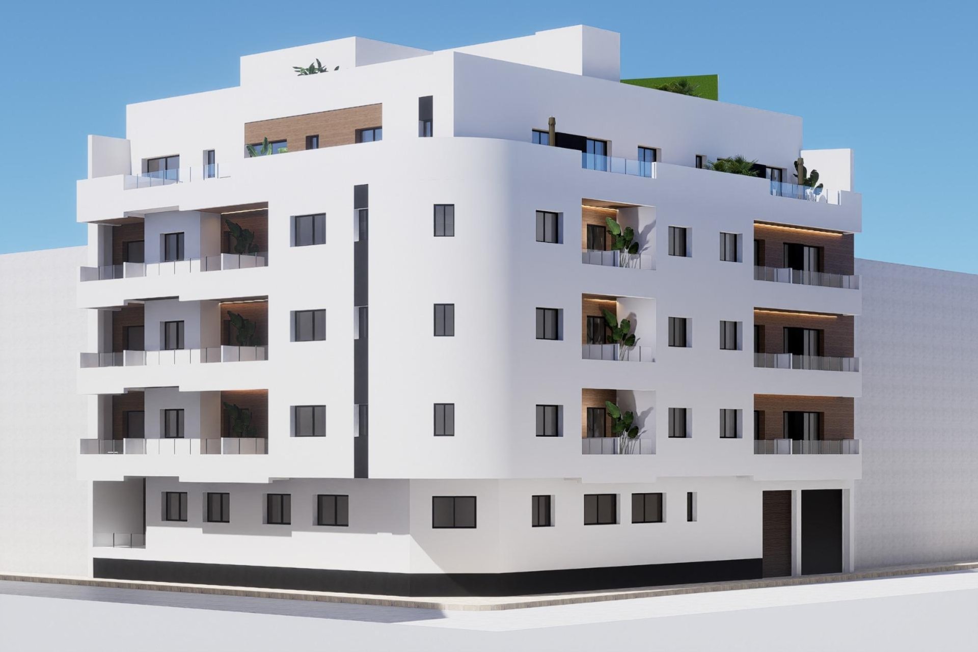 Nowy budynek - Daszek -
Torrevieja - pueblo