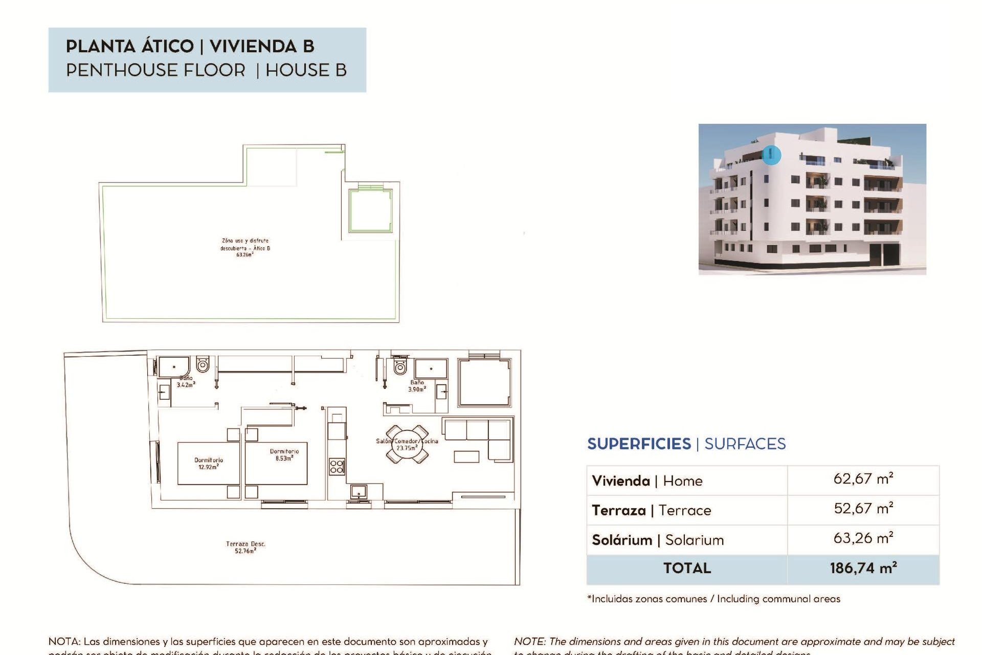 Nowy budynek - Daszek -
Torrevieja - pueblo