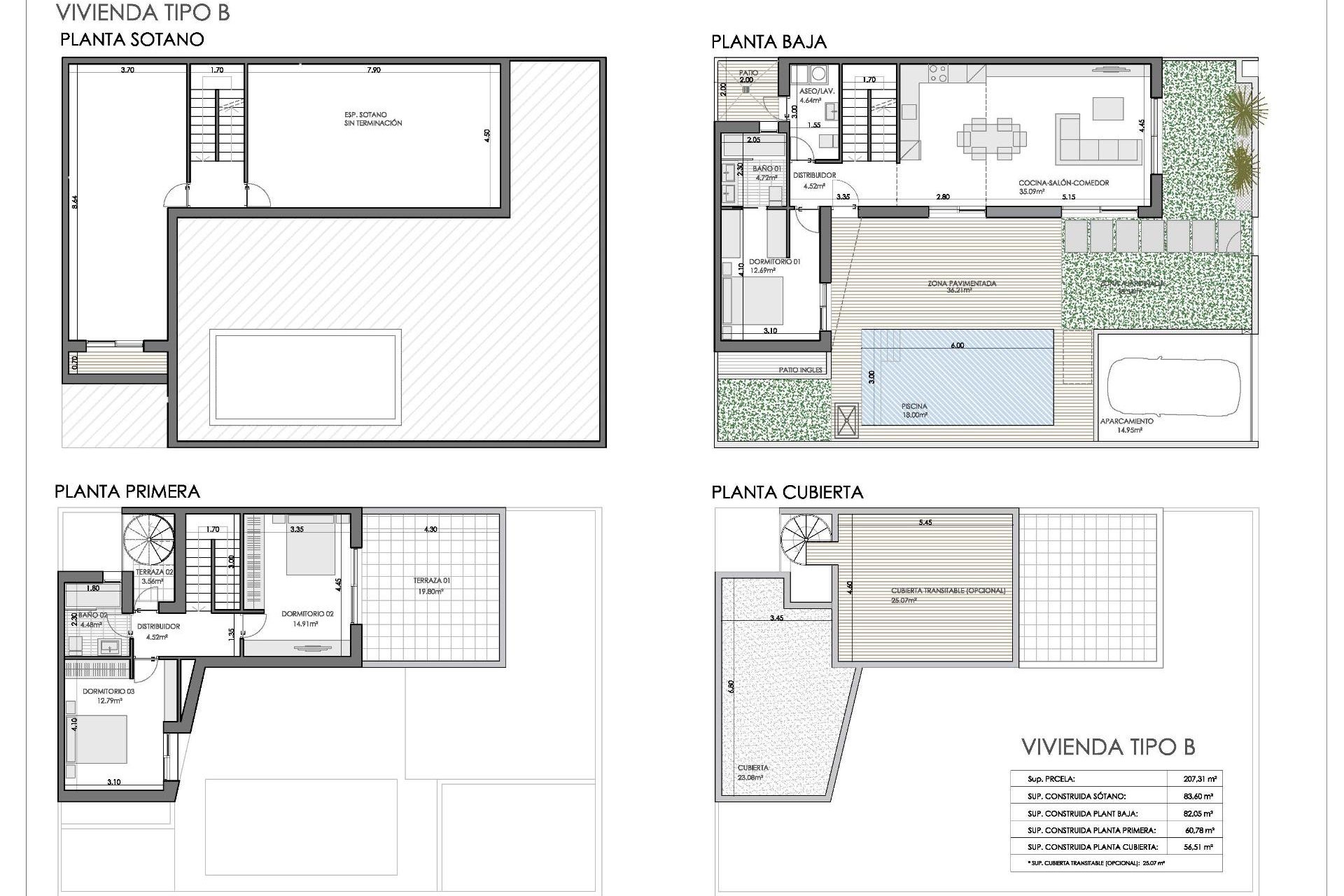 Nowy budynek - Quad House -
Bigastro - Loma Alta