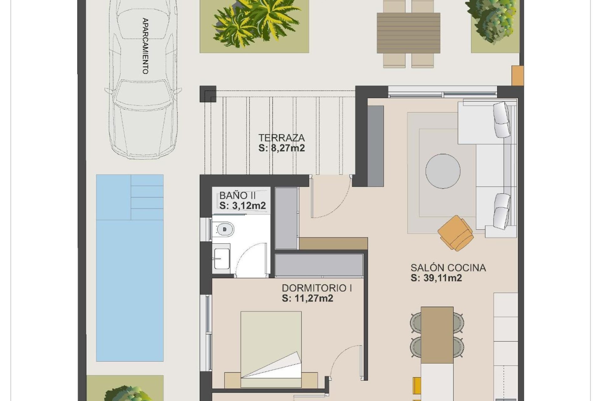 Nowy budynek - Quad House -
Torre Pacheco - El Alba