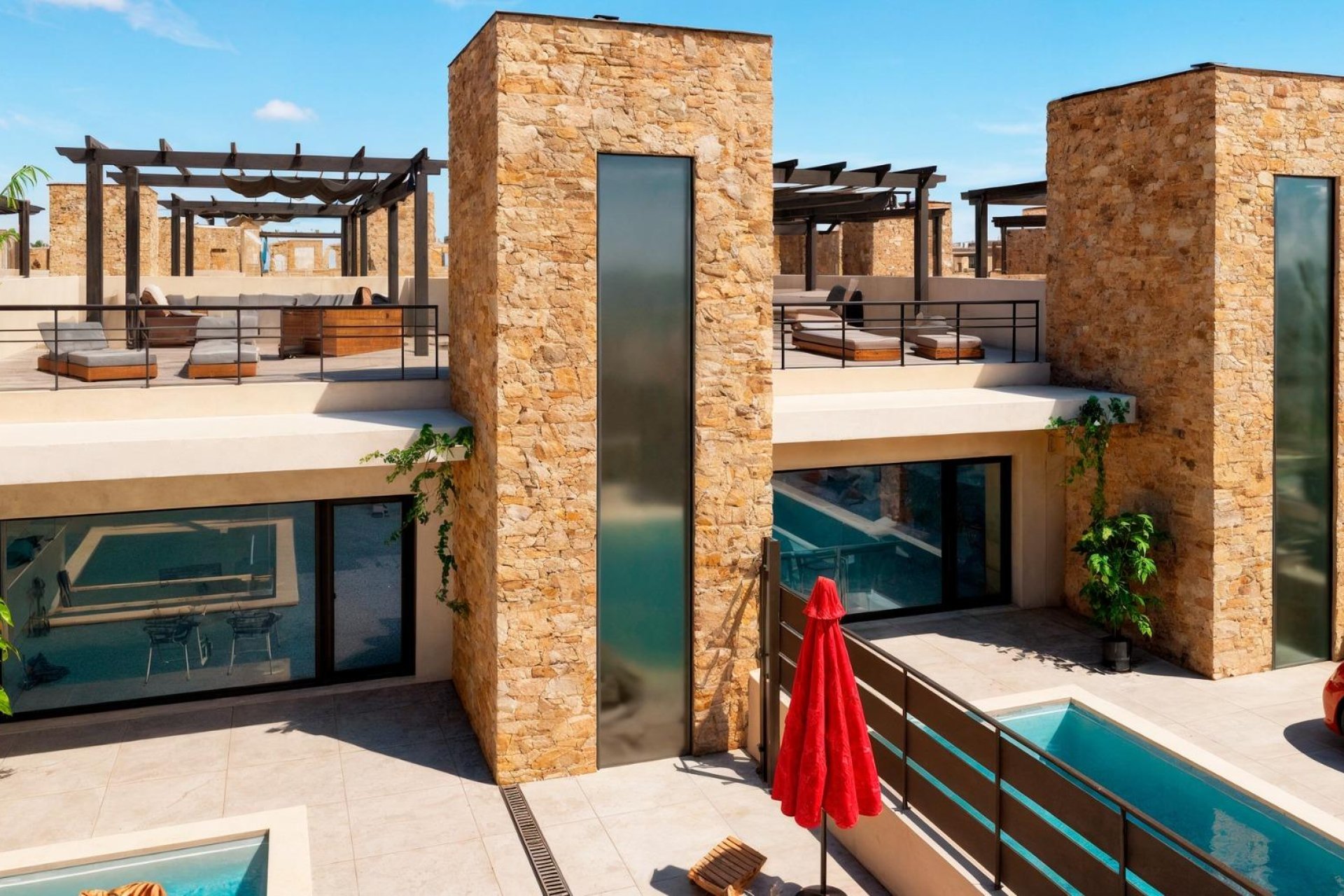 Nowy budynek - town house -
Fuente Álamo - La Pinilla