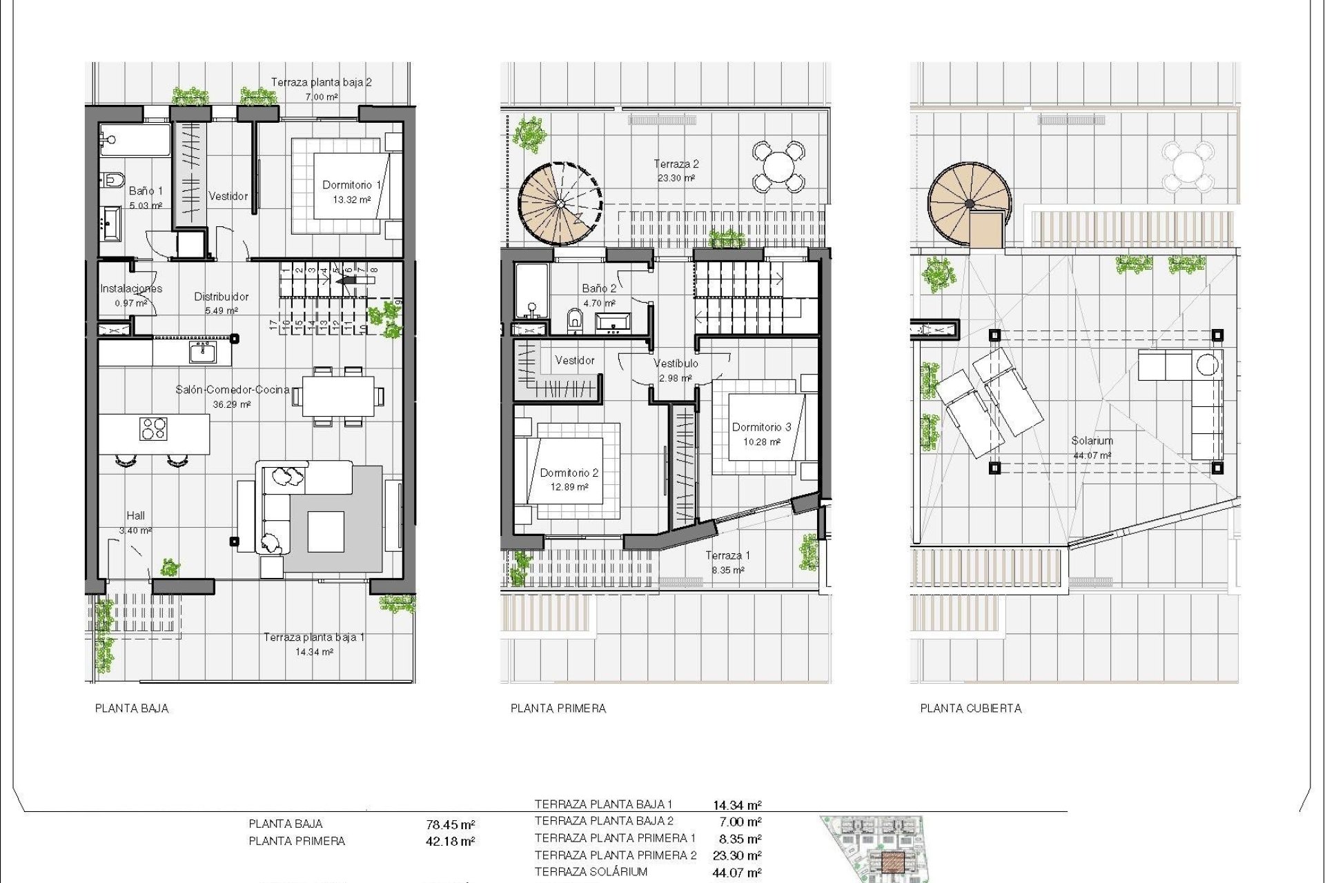 Nowy budynek - town house -
Polop - PAU1