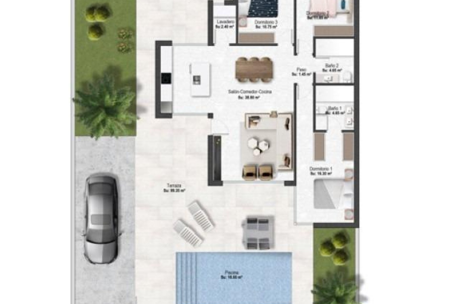 Nowy budynek - villa -
Baños y Mendigo - Altaona Golf