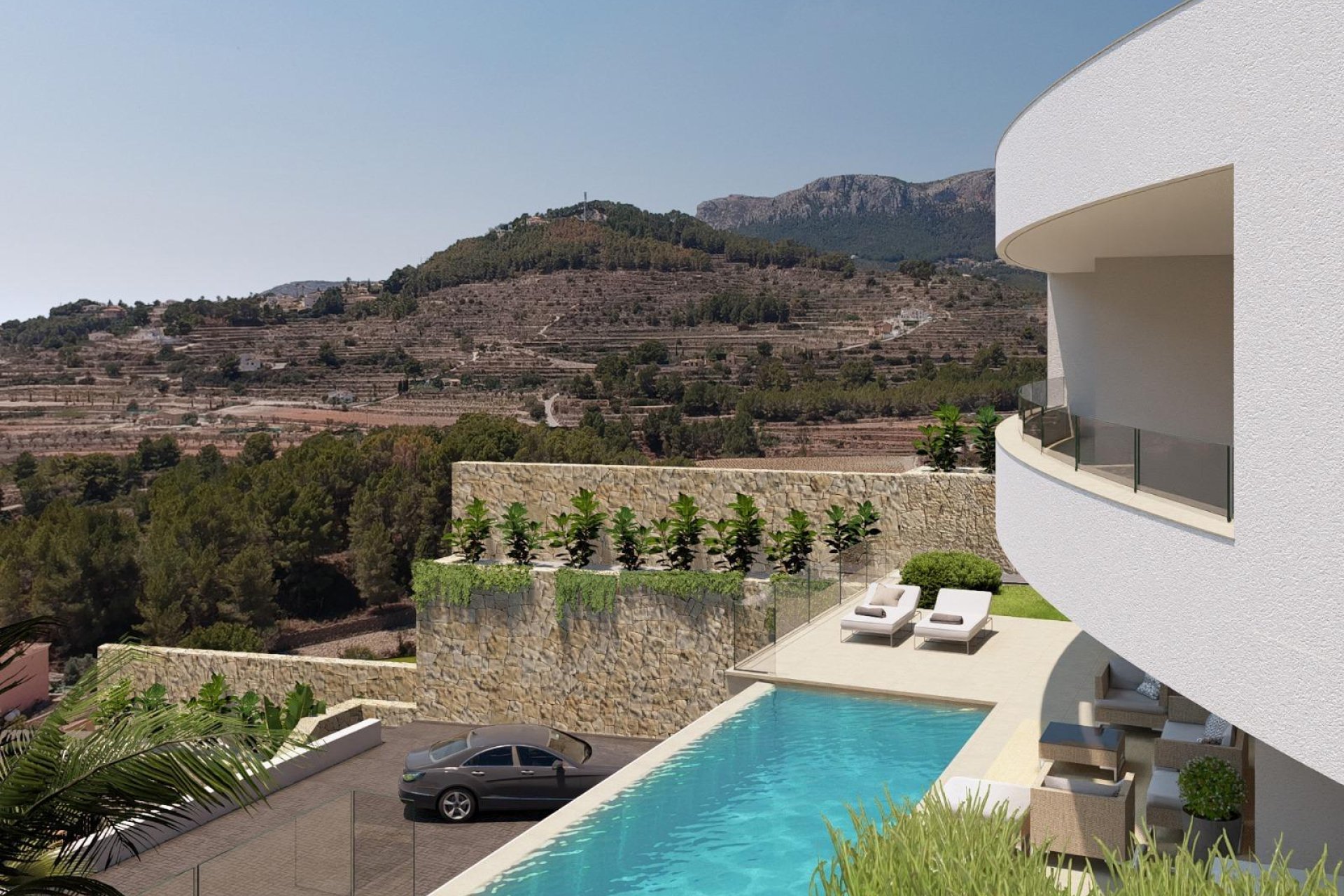Nowy budynek - villa -
Calpe - Empedrola