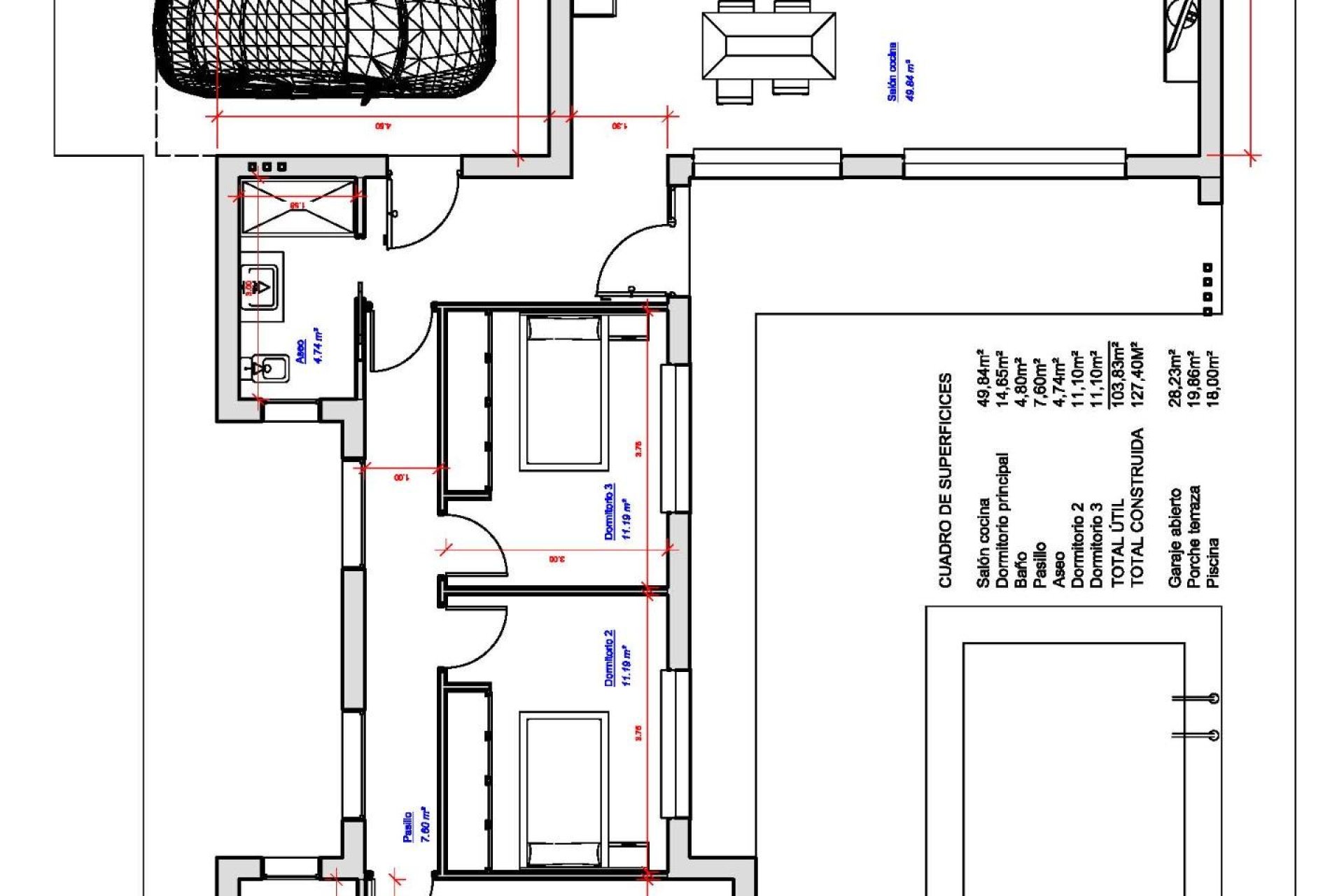 Nowy budynek - villa -
Pinoso - Campo