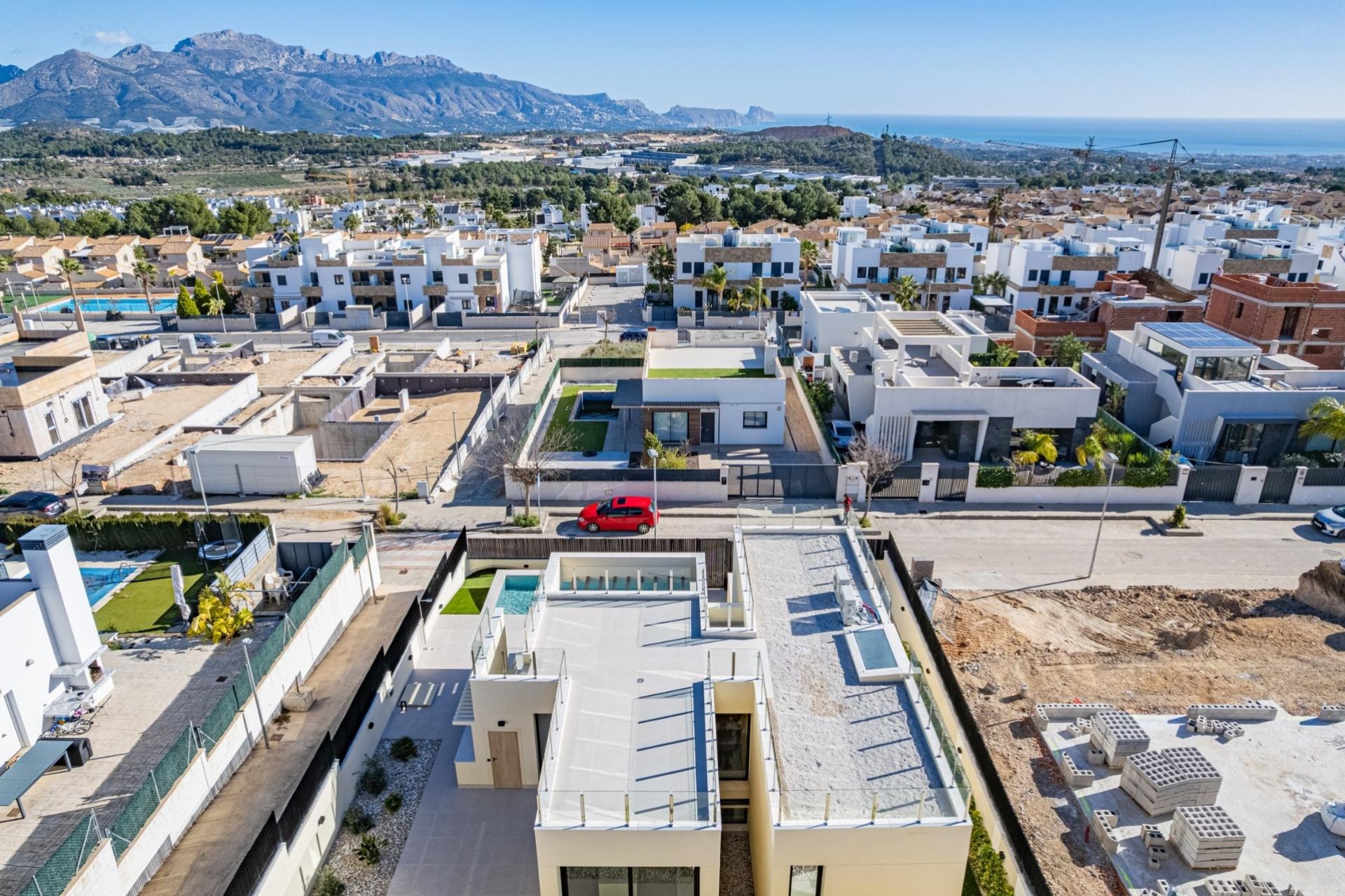 Nowy budynek - villa -
Polop - La Alberca