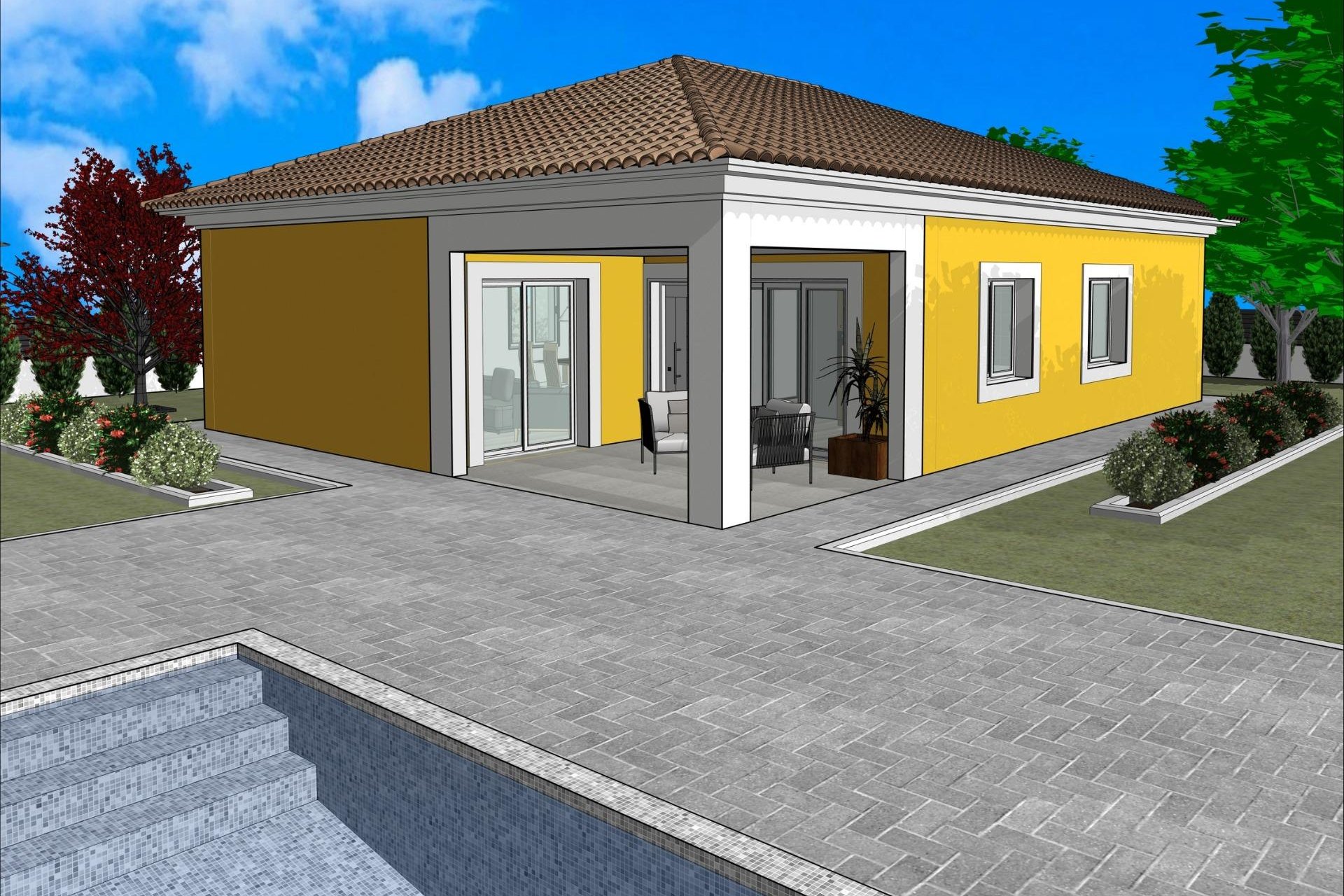Nowy budynek - villa -
