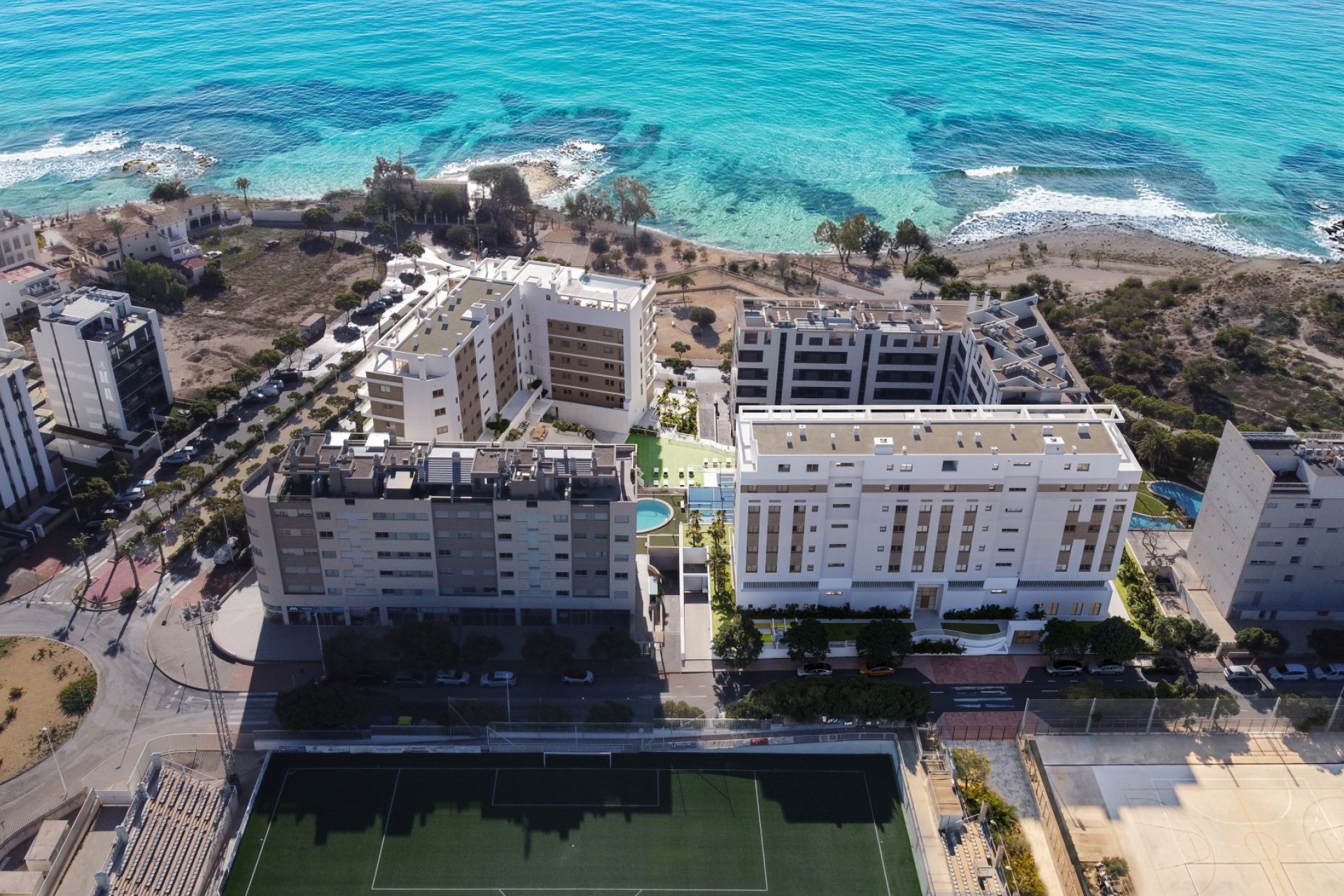 Obra nueva - Apartamentos -
Villajoyosa - Cala Mallaeta