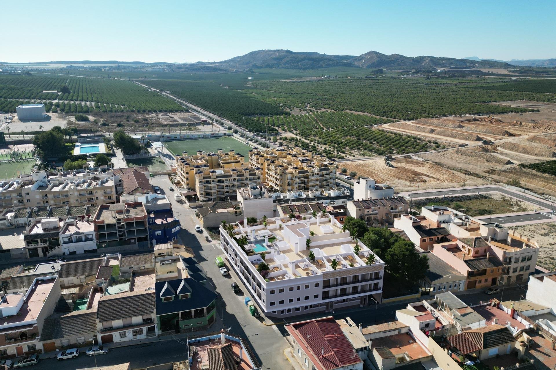 Obra nueva - apartment -
Algorfa - Pueblo