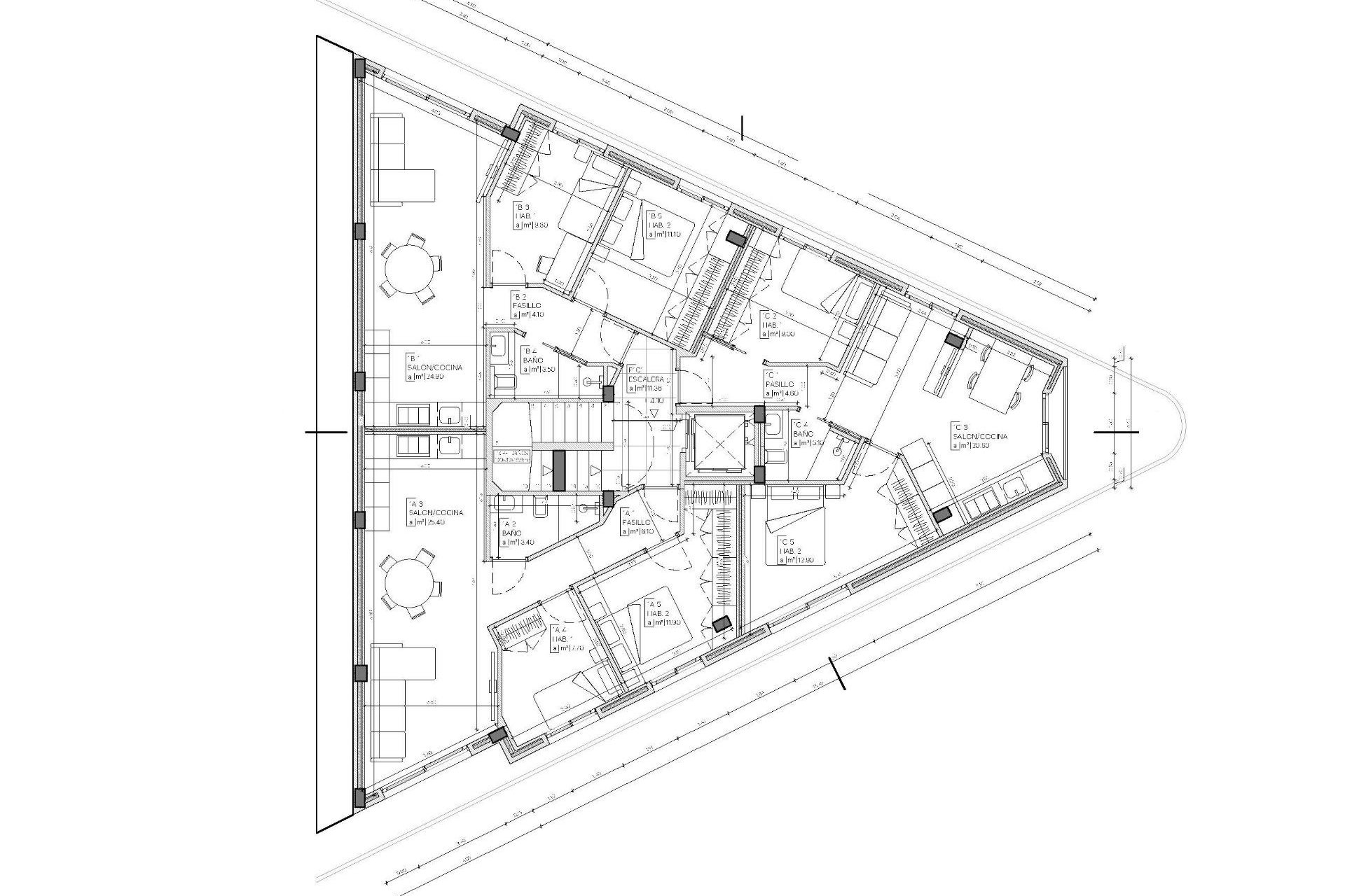 Obra nueva - apartment -
Mazarron - pueblo
