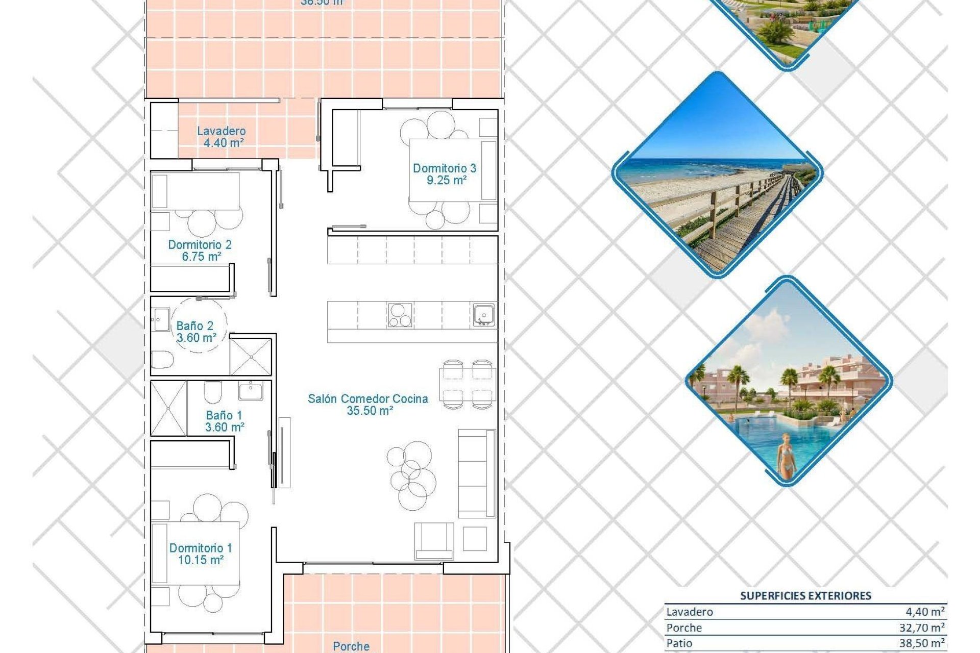 Obra nueva - apartment -
Pilar de la Horadada - Lo Monte