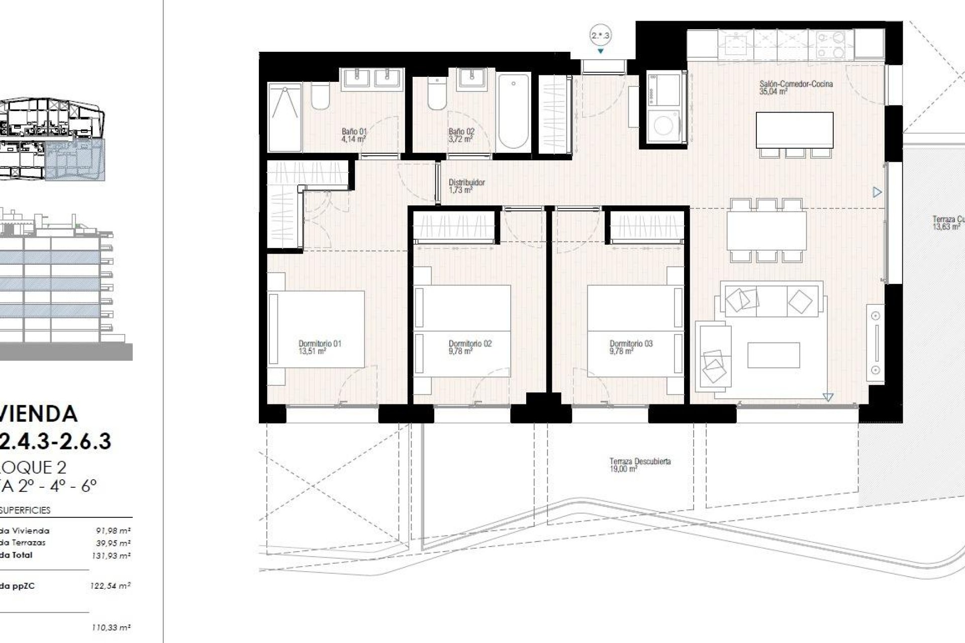 Obra nueva - apartment -
Villajoyosa - Playa del Torres