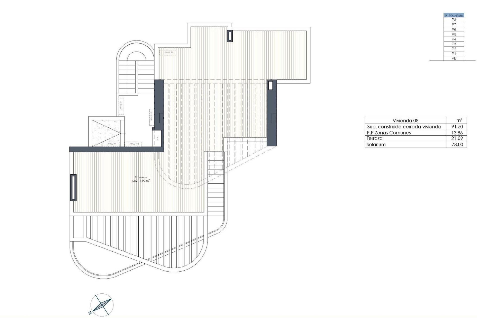 Obra nueva - Ático -
