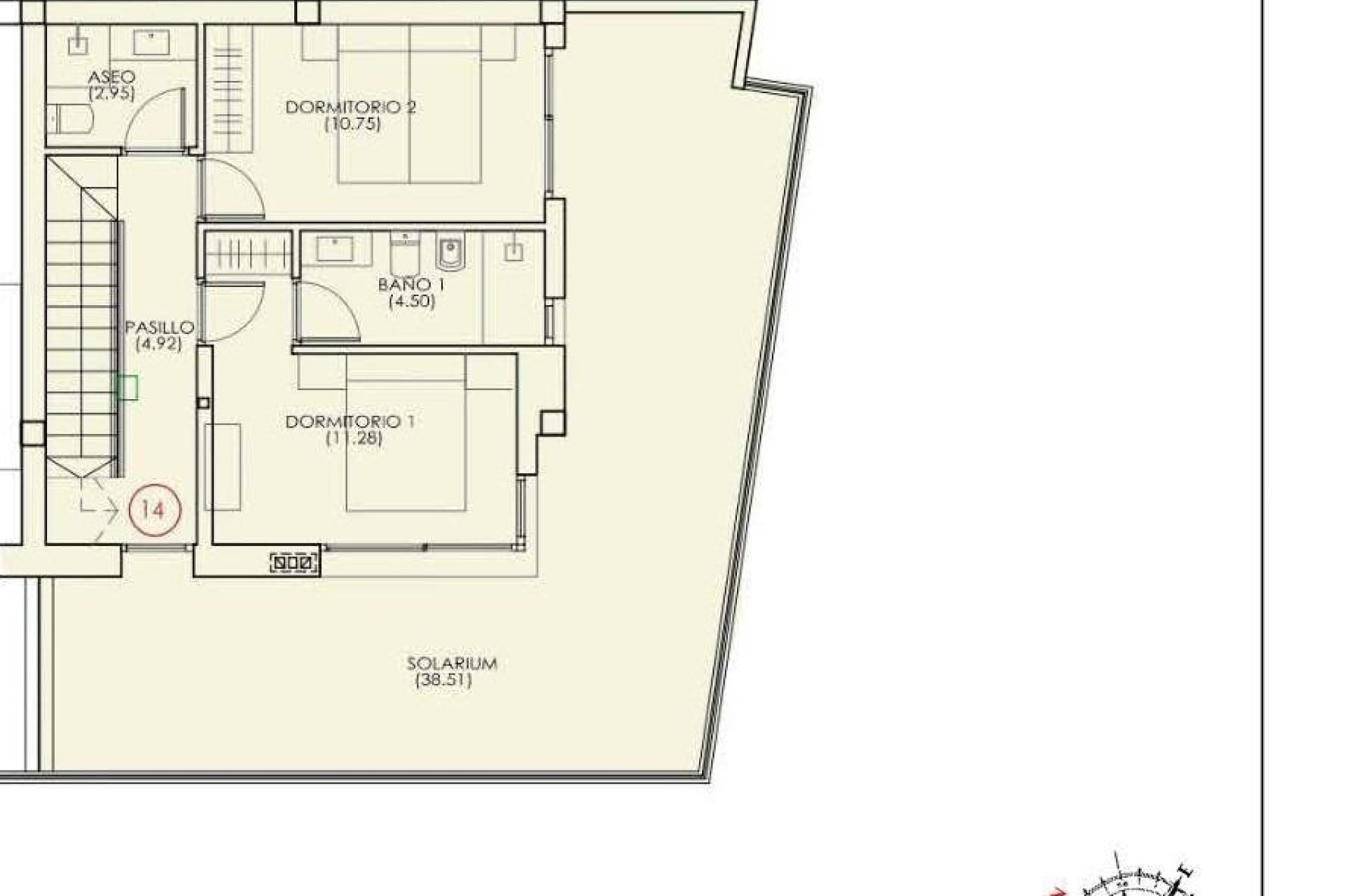 Obra nueva - Ático -
