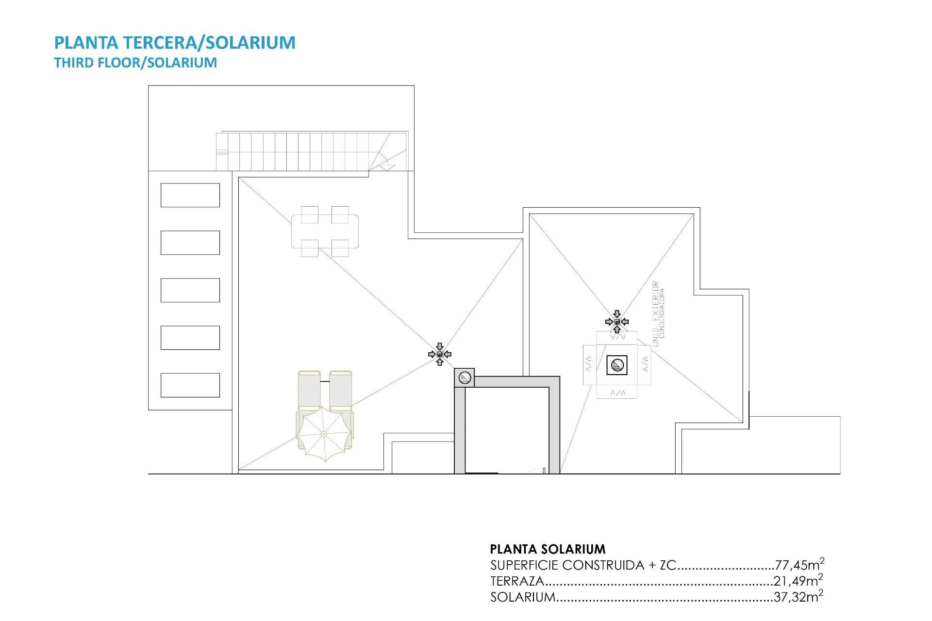Obra nueva - Ático -
