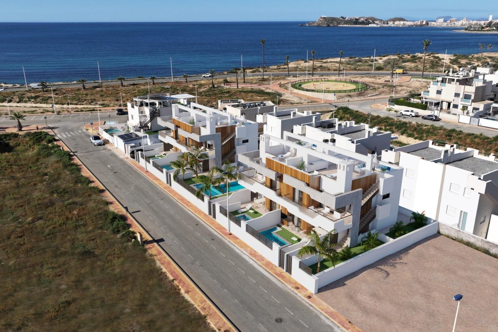 Obra nueva - Bungalow -
Puerto de Mazarron - Playa Negra