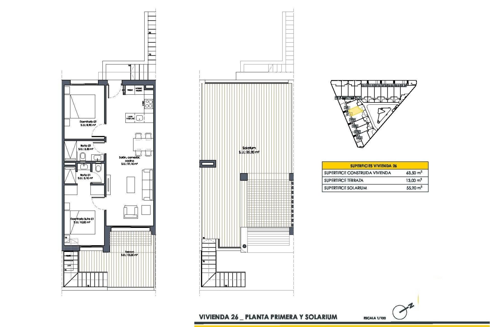 Obra nueva - Bungalow -
