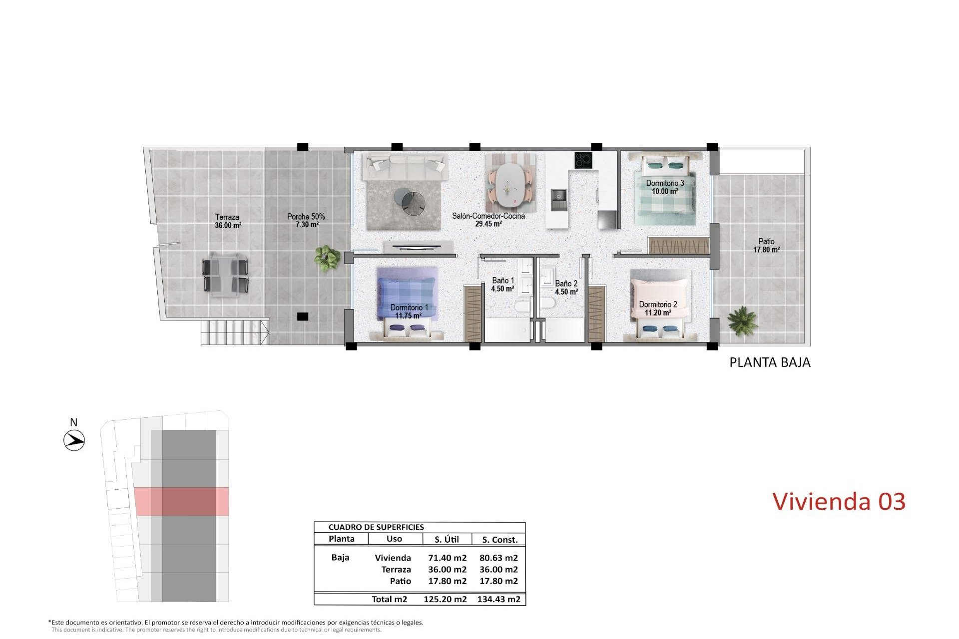 Obra nueva - Bungalow -
