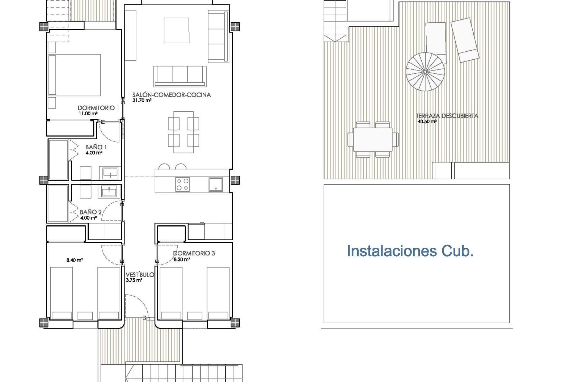 Obra nueva - Bungalow -
