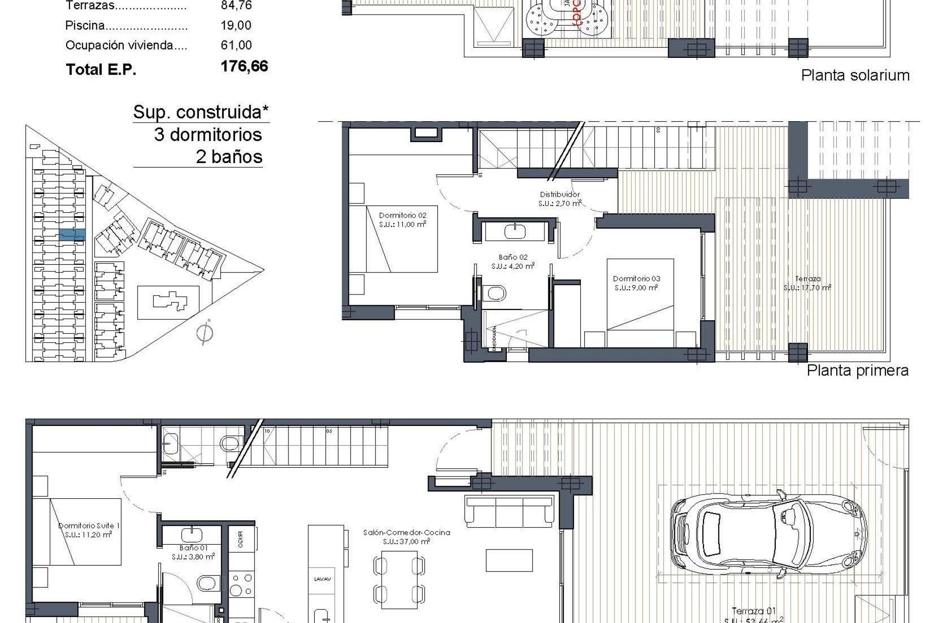 Obra nueva - Quad House -
Los Alcazares - Serena Golf