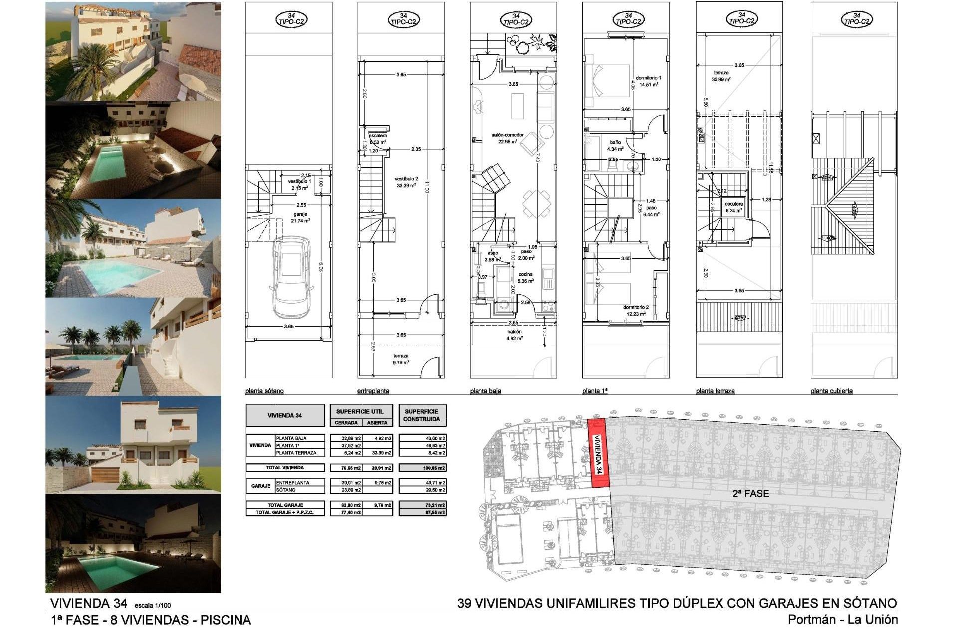 Obra nueva - town house -
La Union - centro