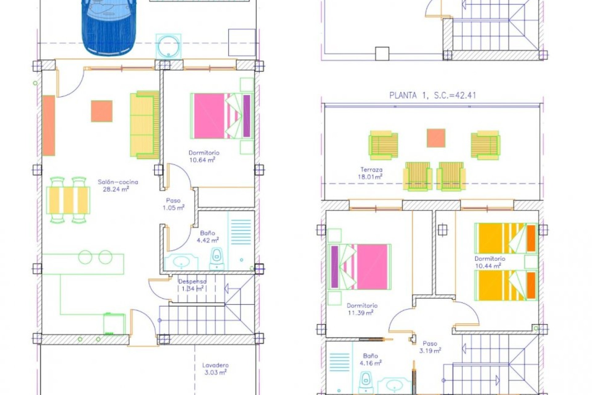 Obra nueva - town house -
